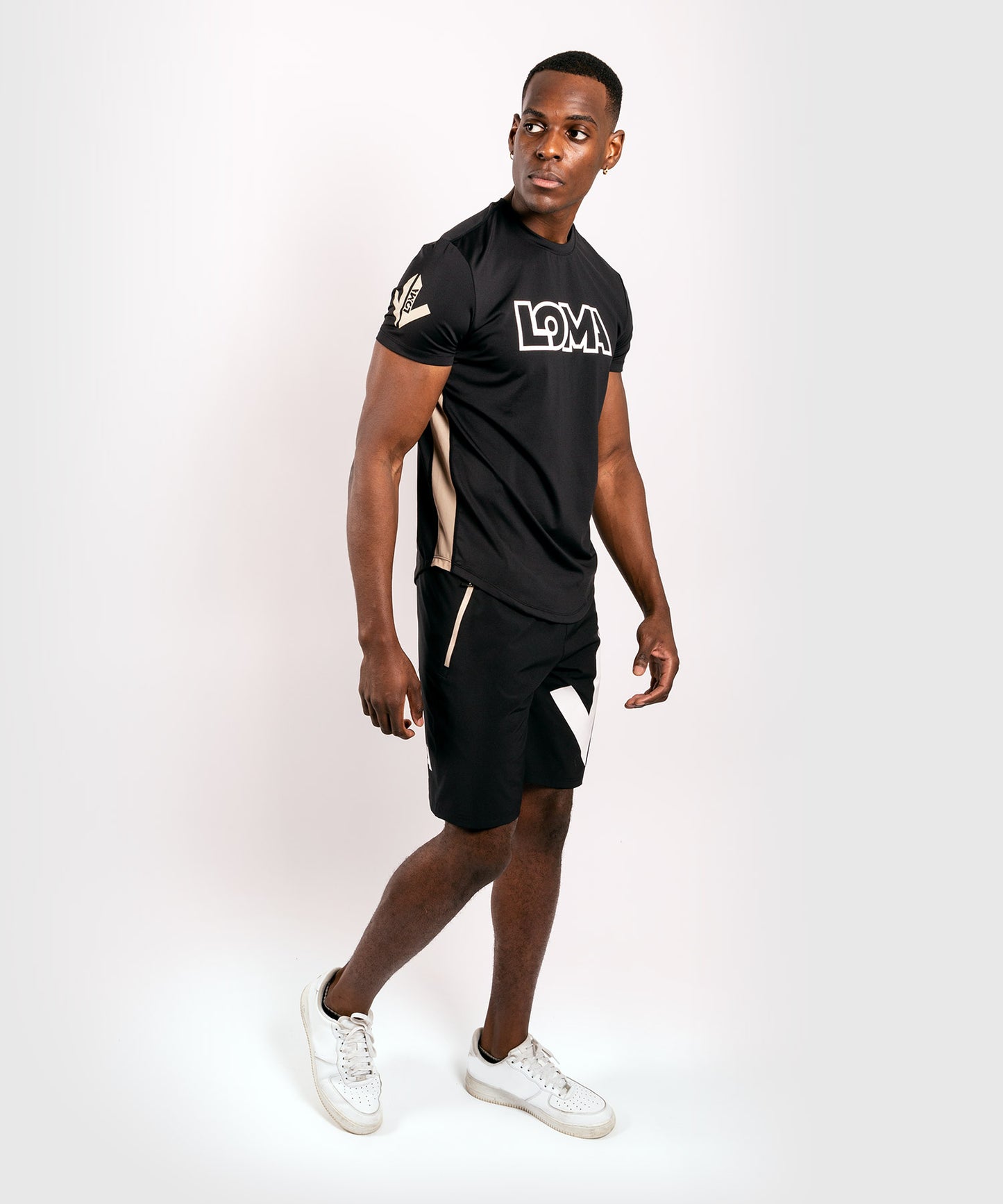 Venum Origins Dry Tech T-Shirt - Schwarz/Weiß