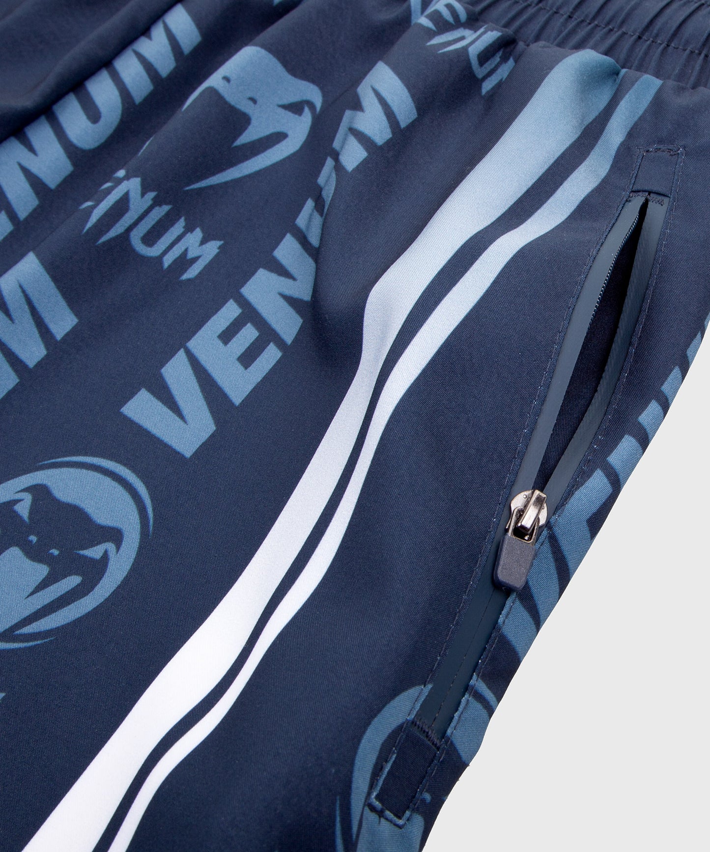 Fitness-Shorts Venum Logos - Marineblau/Weiß