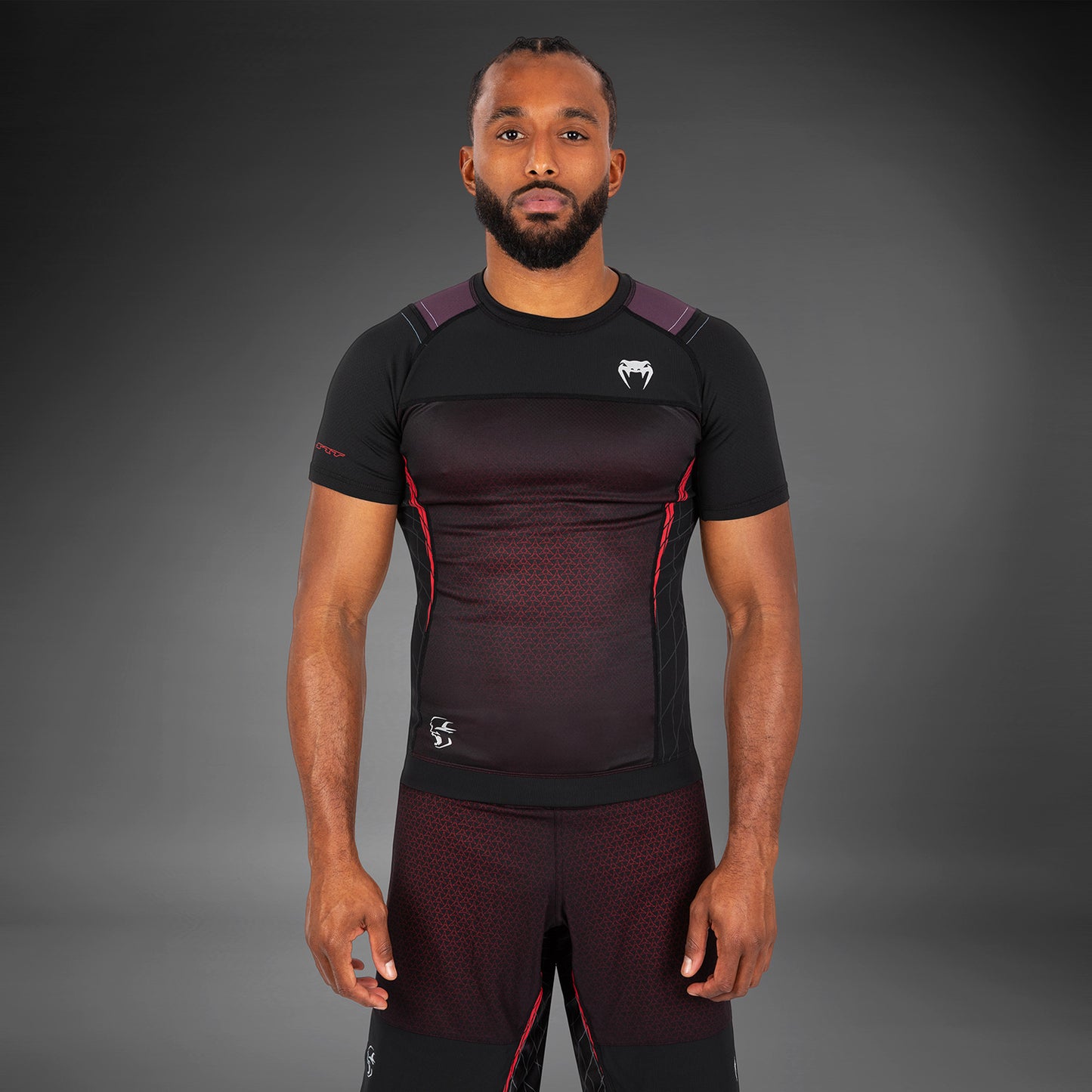 Venum x Dodge Banshee Kurzärmeliger Rashguard für Männer - Schwarz