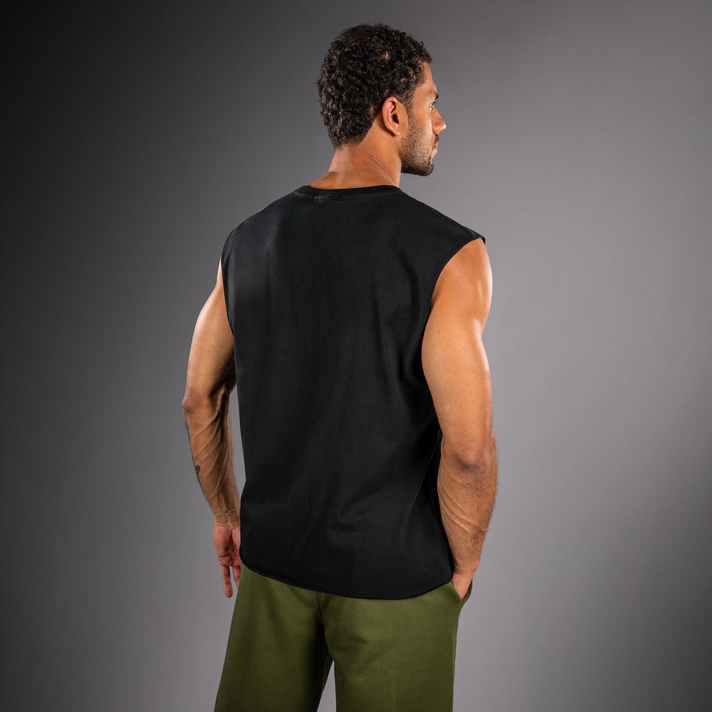Venum Boxing VT Ärmelloses T‑Shirt – Schwarz