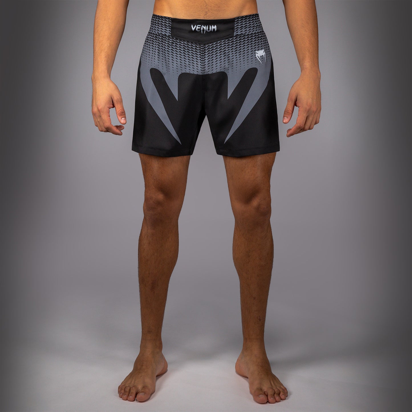 Venum No Gi Fightshorts - Schwarz/Silbergrau