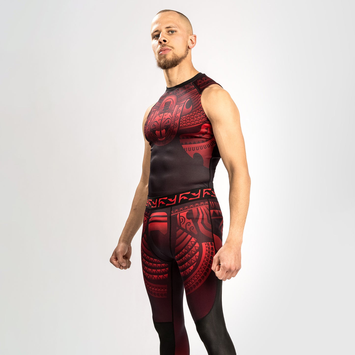 Venum Nakahi Compression Tank Top – Schwarz/Rot
