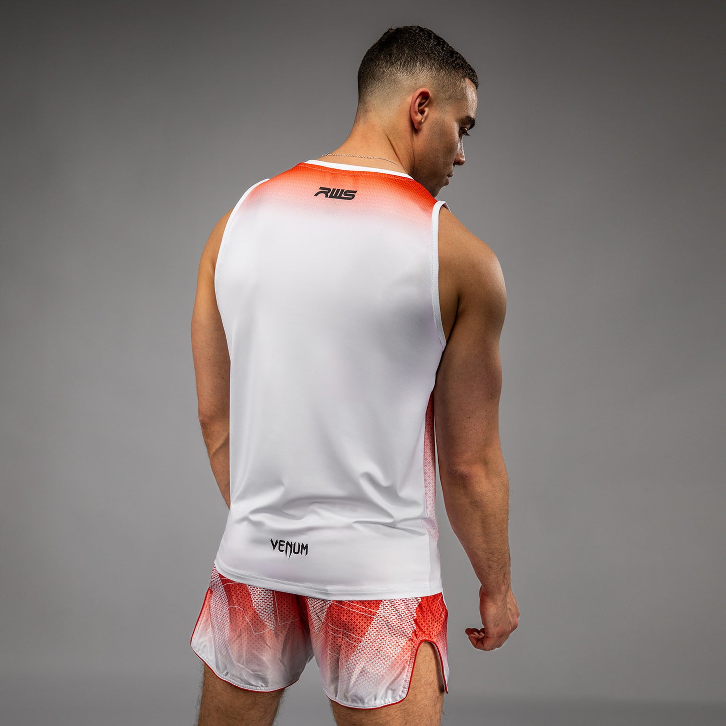 Venum x RWS 2.0 Men’s Dry-Tech Tank Top – Weiß/Rot