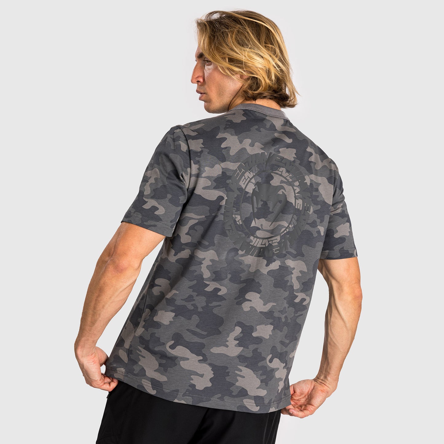 Venum Vortex XL Herren T-Shirt - Anthrazit Camo