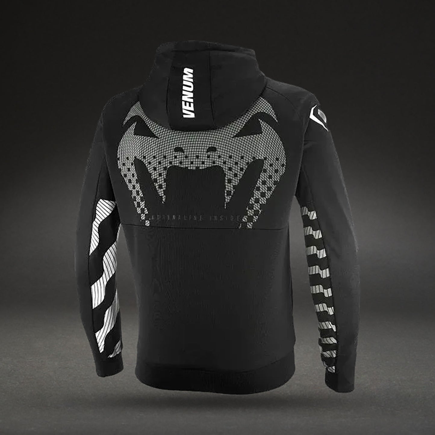 Venum x Ixon Touch-R Motorradjacke – Schwarz/Weiß