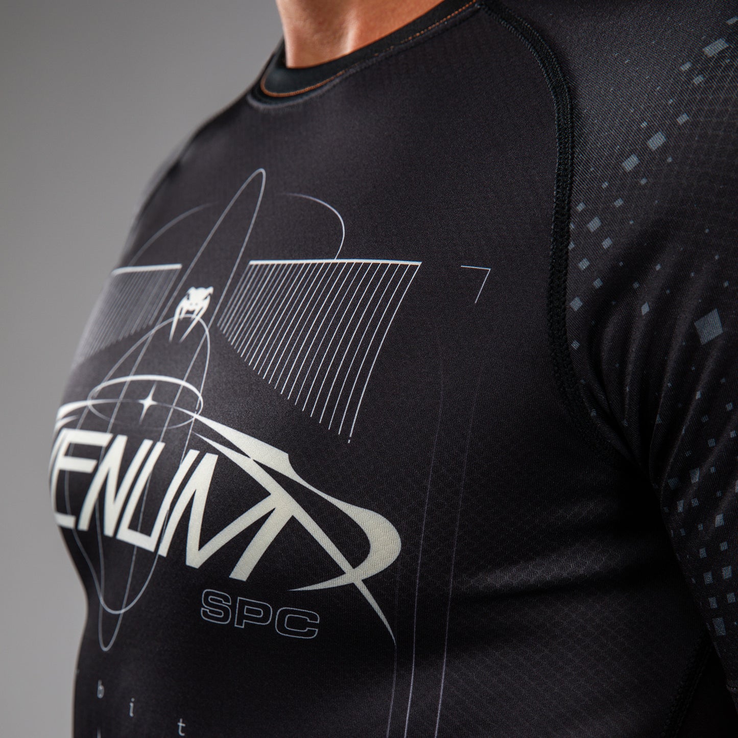 Venum Eclipse Kurzarm Rashguard – Schwarz/Elfenbein