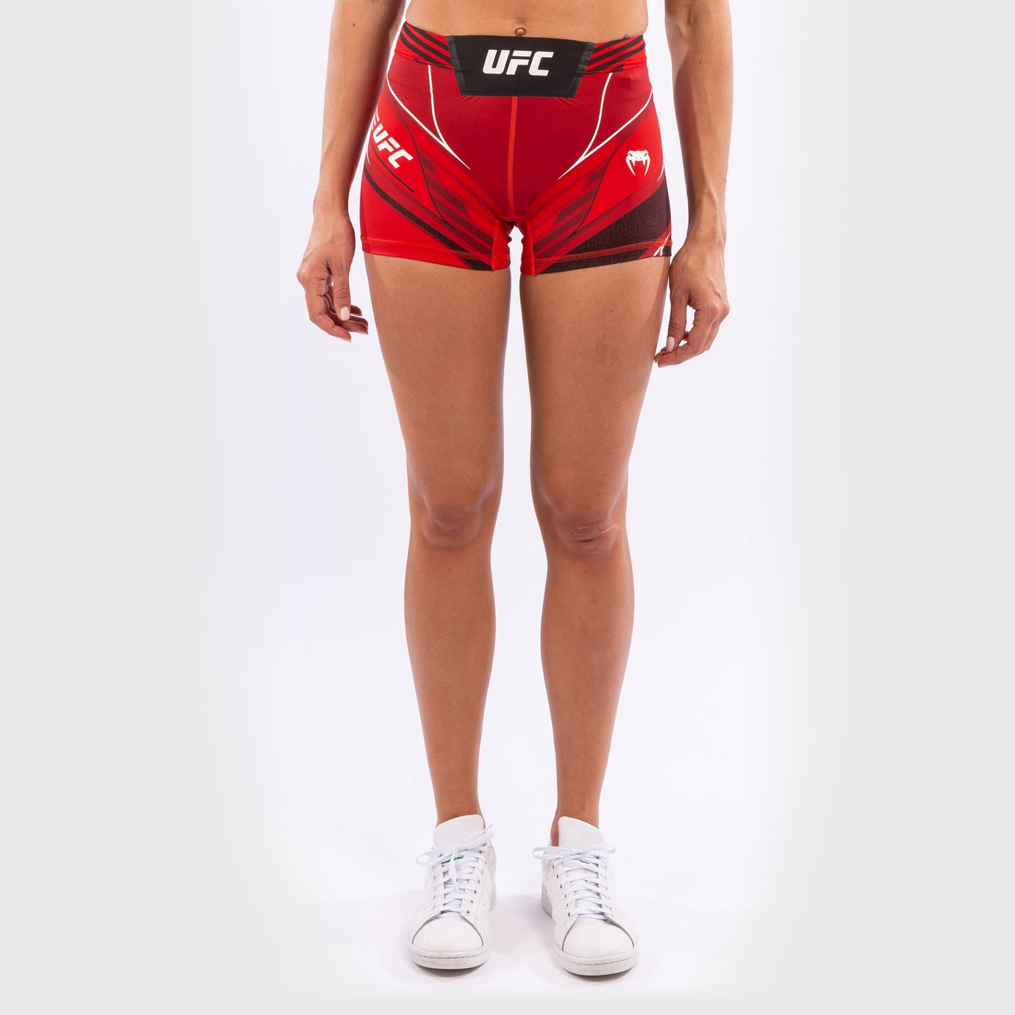 UFC Venum Authentic Fight Night Damen Vale Tudo Shorts - Short Fit - Rot