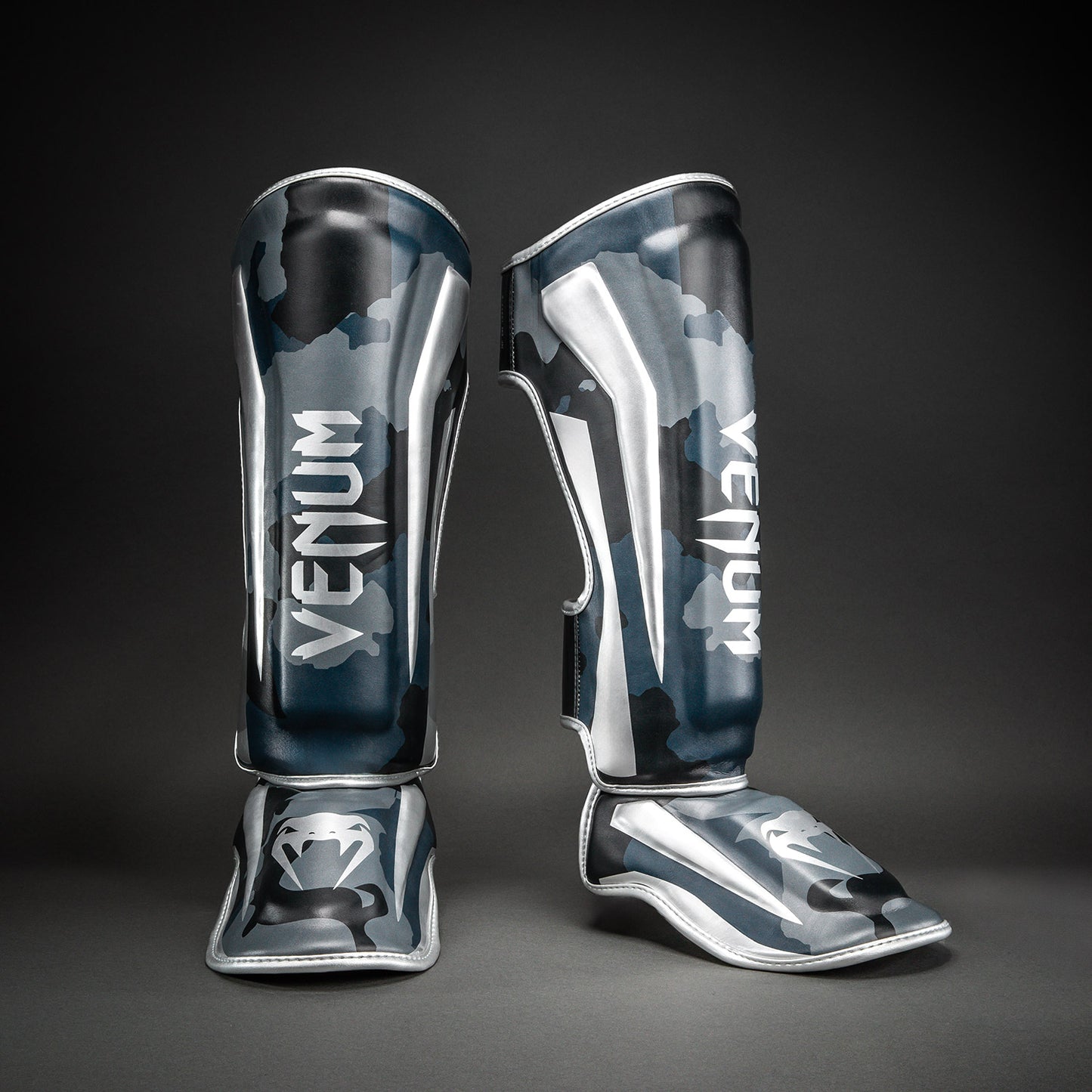 Venum Elite Schienbeinschoner - Dunkelmarineblau/Blau