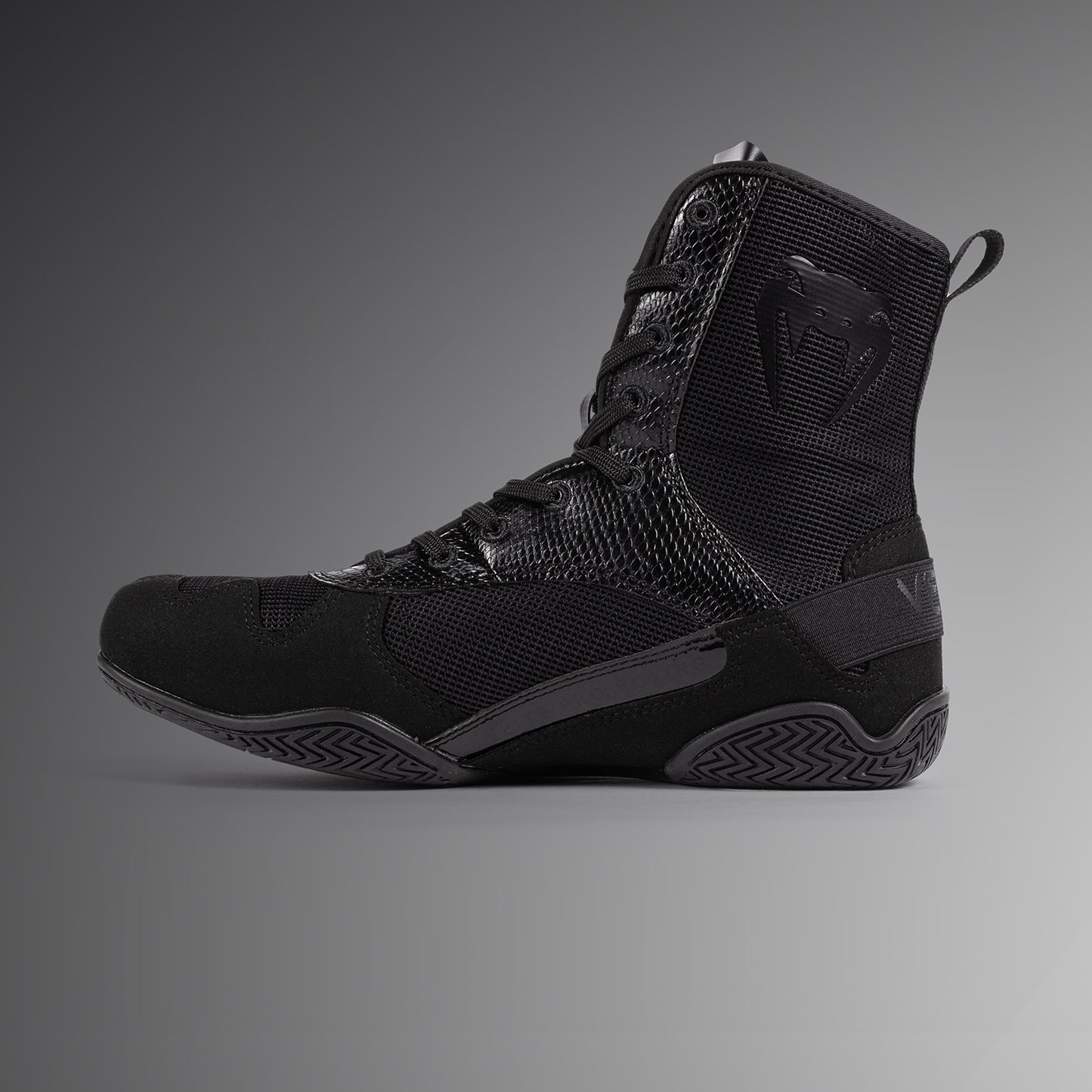 Venum Elite Boxschuhe - Schwarz