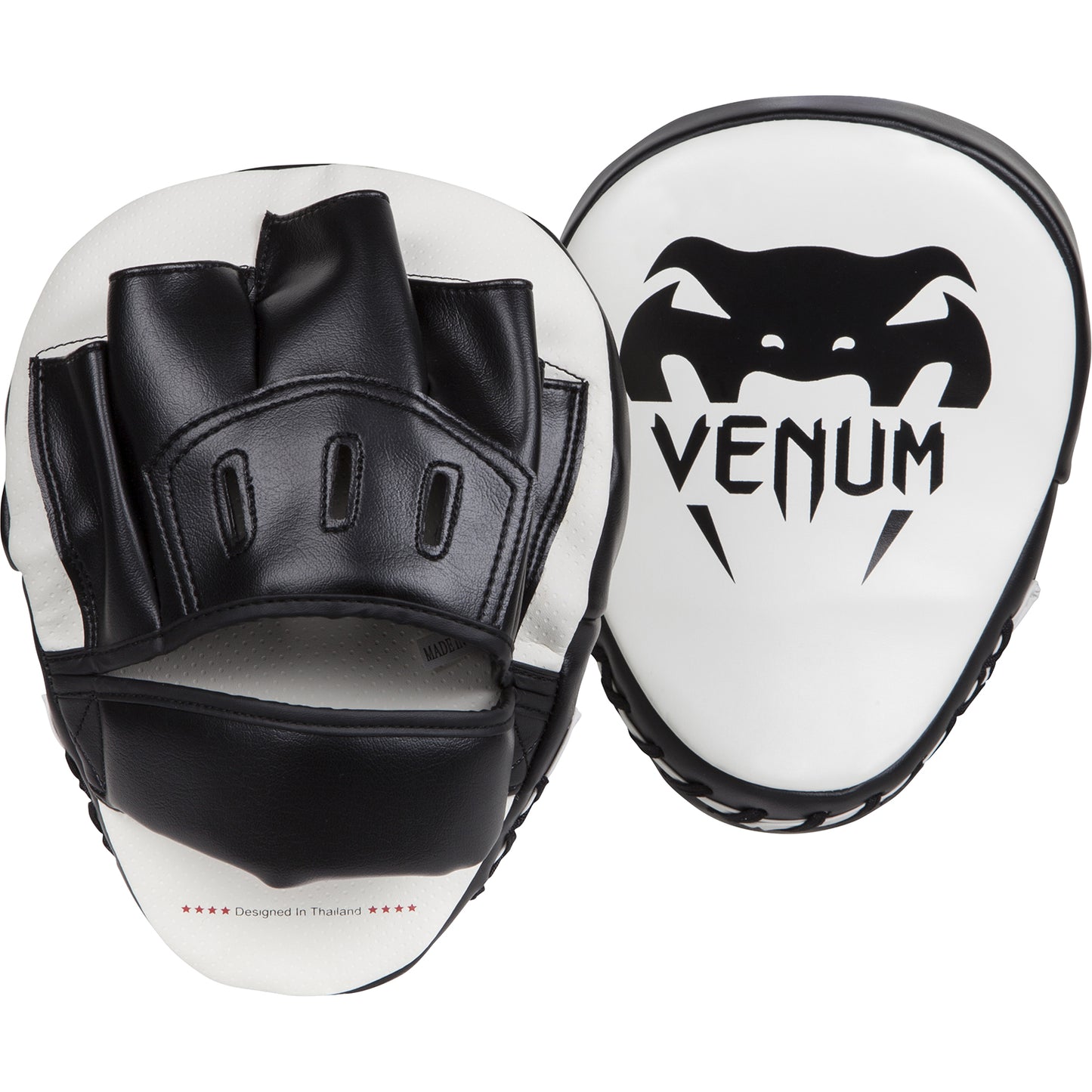 Venum Light Handpratzen - Weiß/Schwarz (Paar)