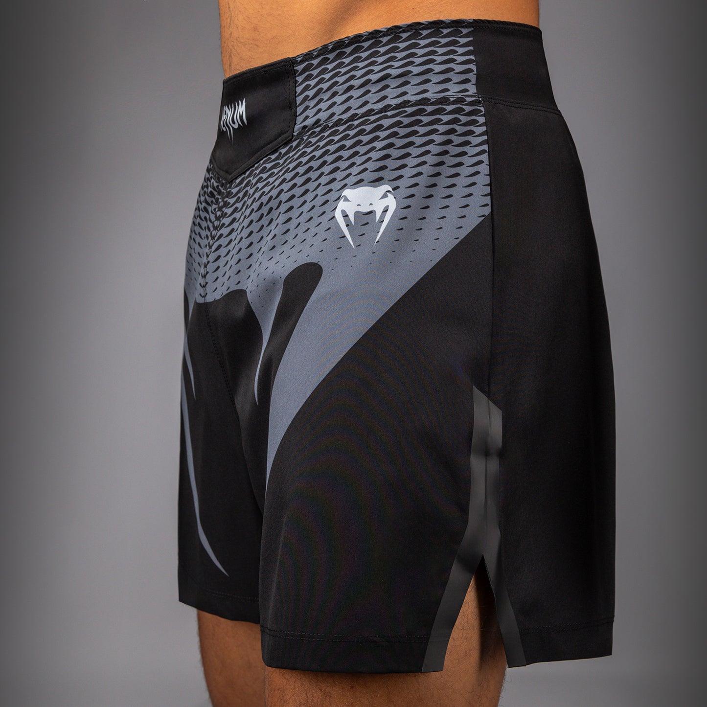 Venum No Gi Fightshorts - Schwarz/Silbergrau