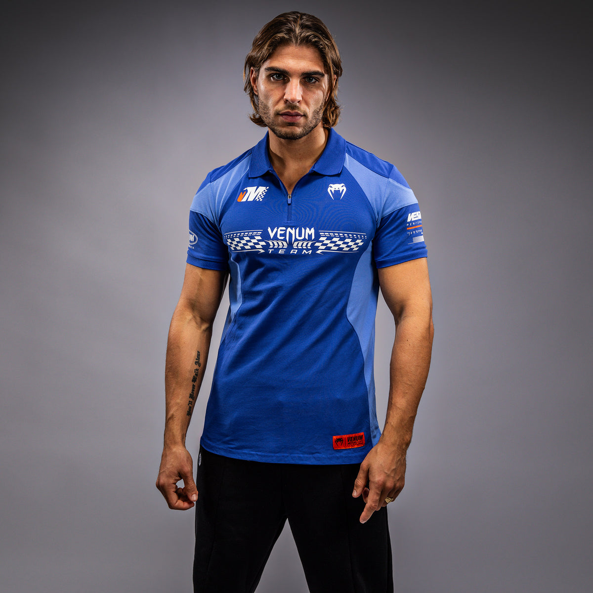 Venum Motorsports Baumwoll-Polo - Königsblau