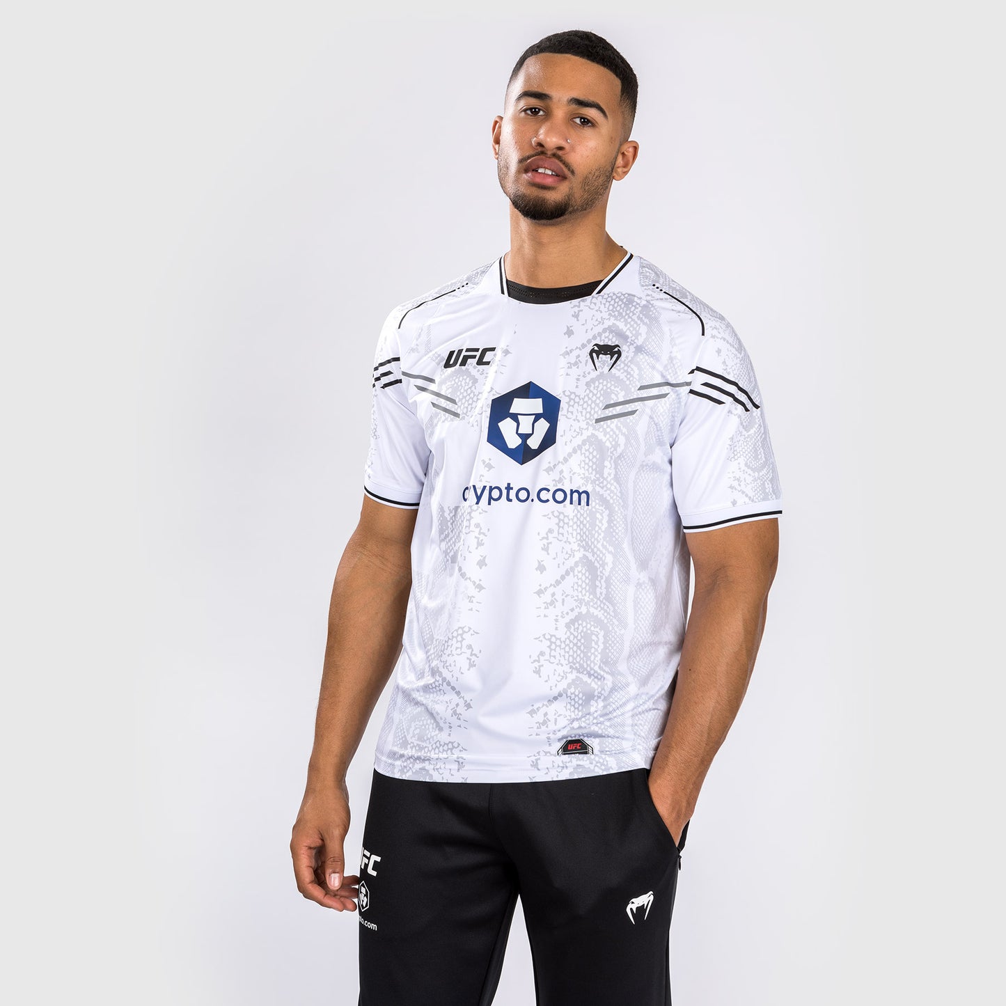 UFC Adrenaline von Venum personalisierte authentic Fight Night Männer Walkout Jersey - weiß