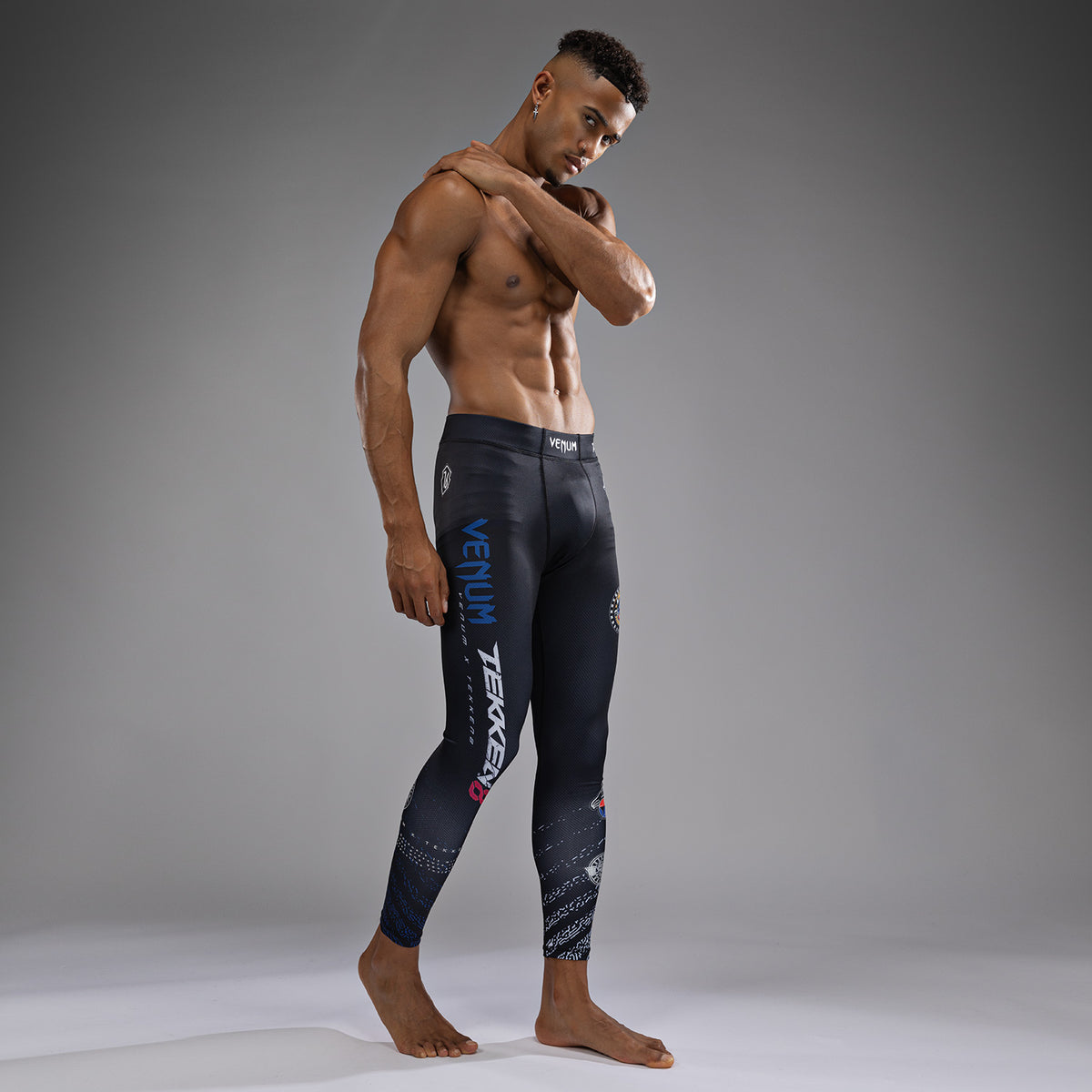 Venum x TEKKEN 8 - Paul Phoenix Spats - Schwarz/Blau