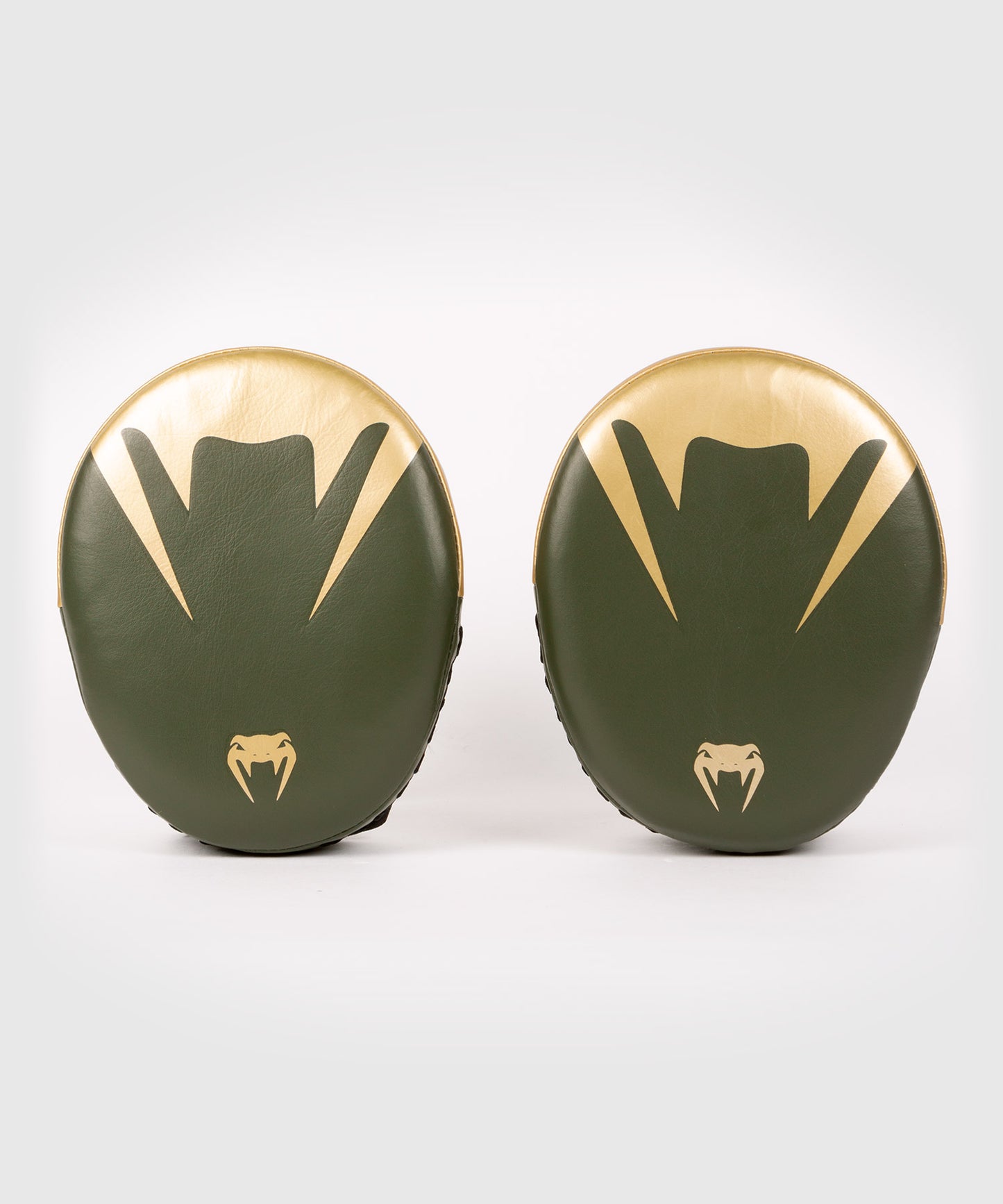 Venum Pro Boxing - Large Punch Mitts (Paar) - Khaki/Gold
