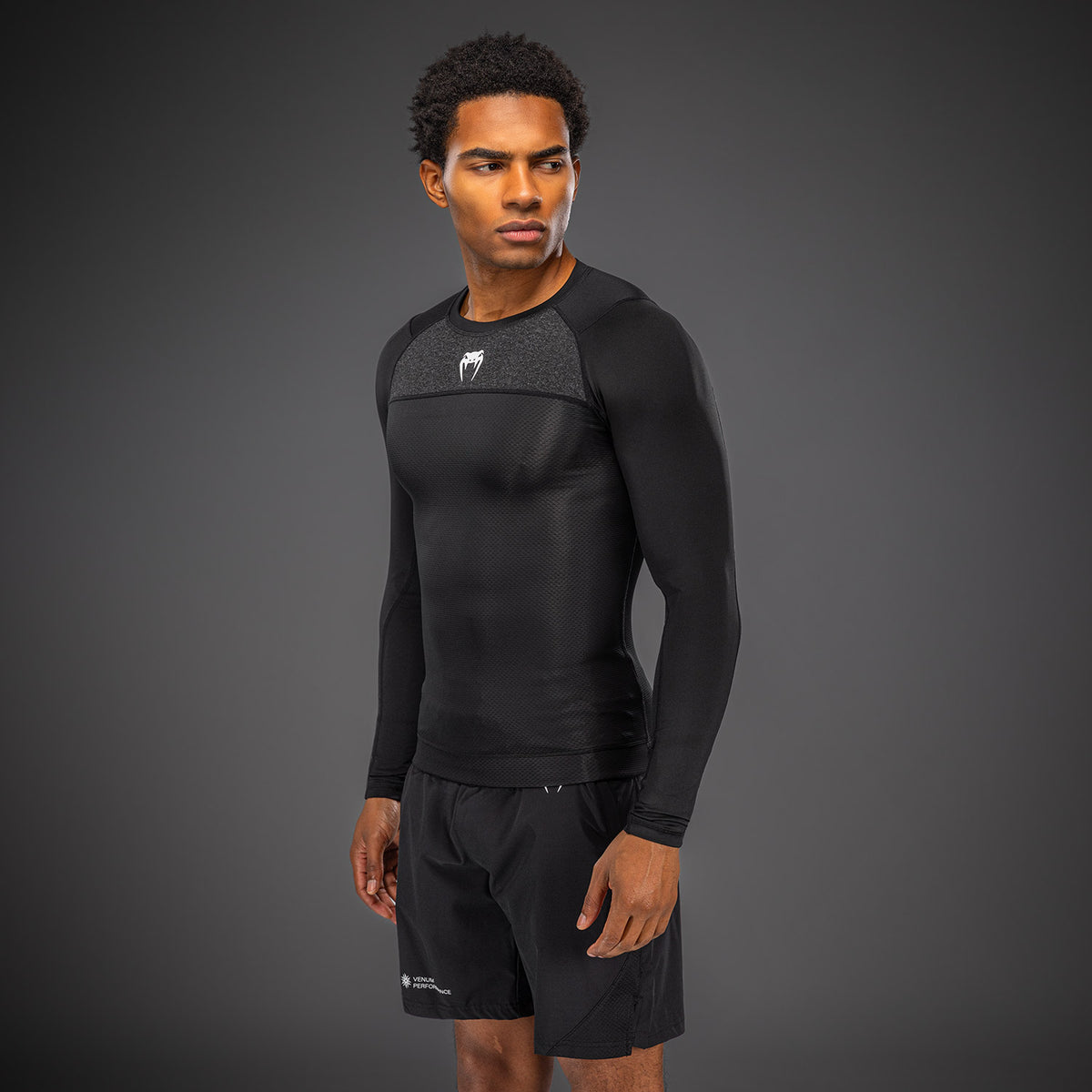 Venum G-Fit Scale Langarm-Rashguard - Schwarz