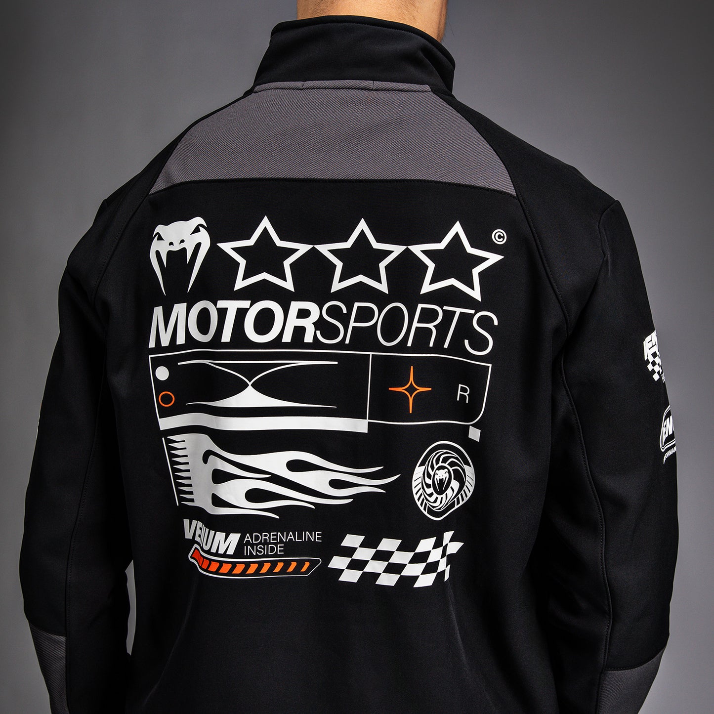 Venum Motorsport Softshell-Jacke - Tiefschwarz