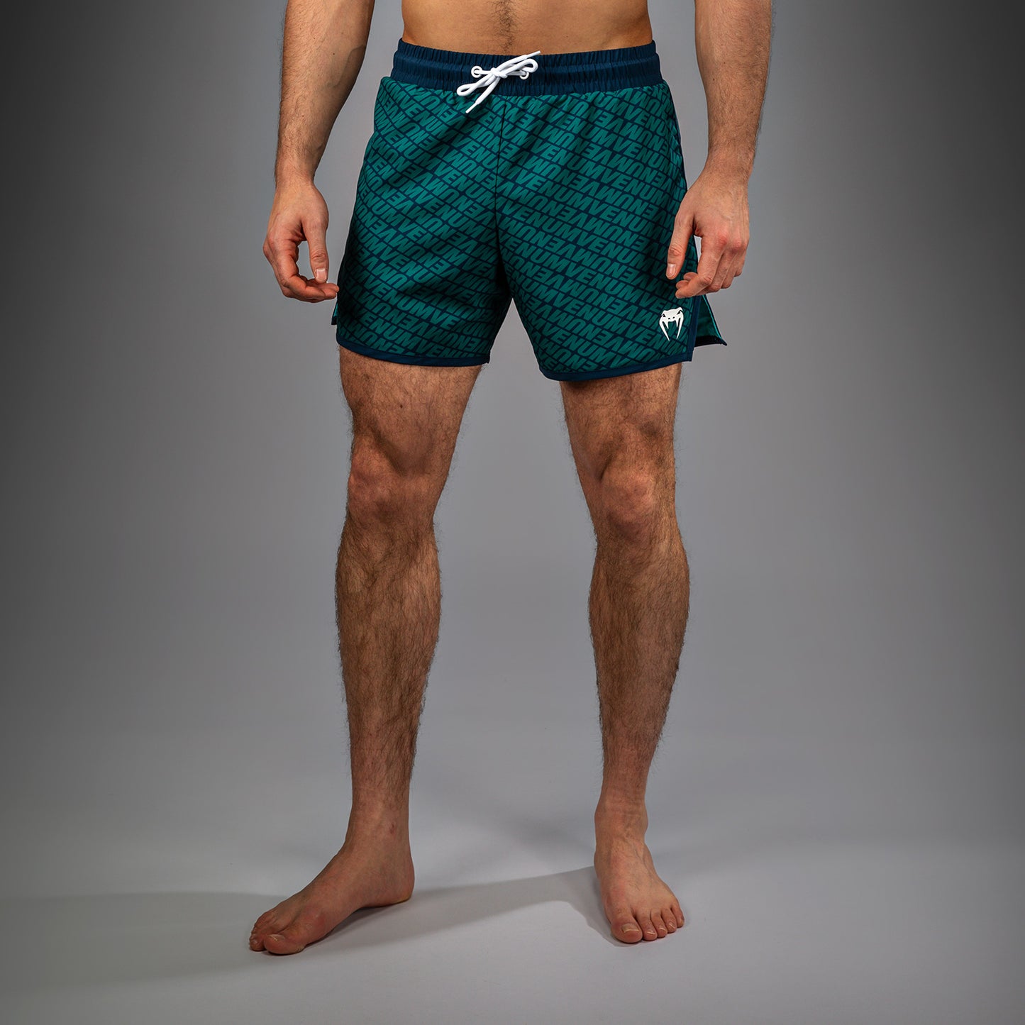 Venum Echo Boardshorts - Tiefsee Blau/Smargdgrün