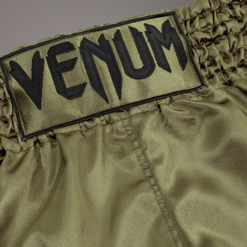 Venum Classic Shorts Muay Thai - Khaki/Schwarz