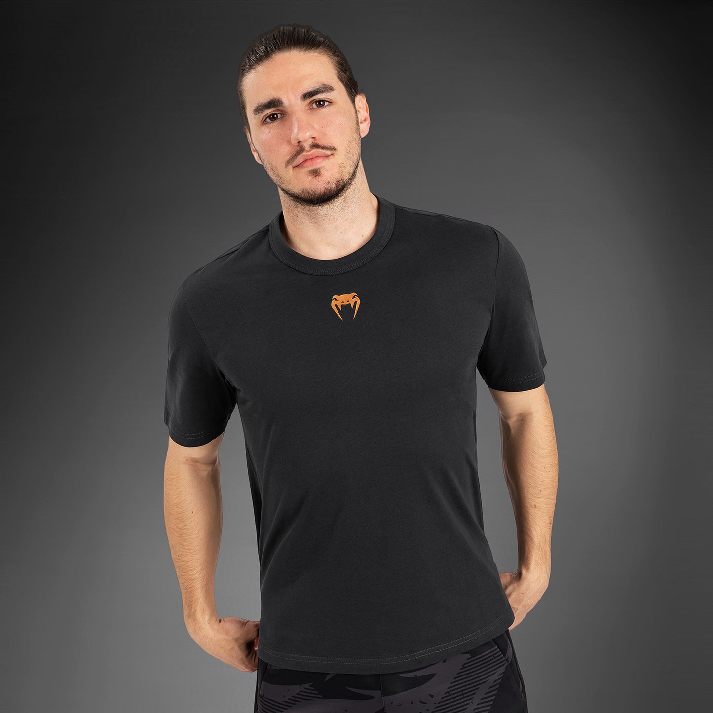 UFC Adrenaline by Venum Fight Week Kurzarm T-Shirt Für Herren - Charcoal Grey