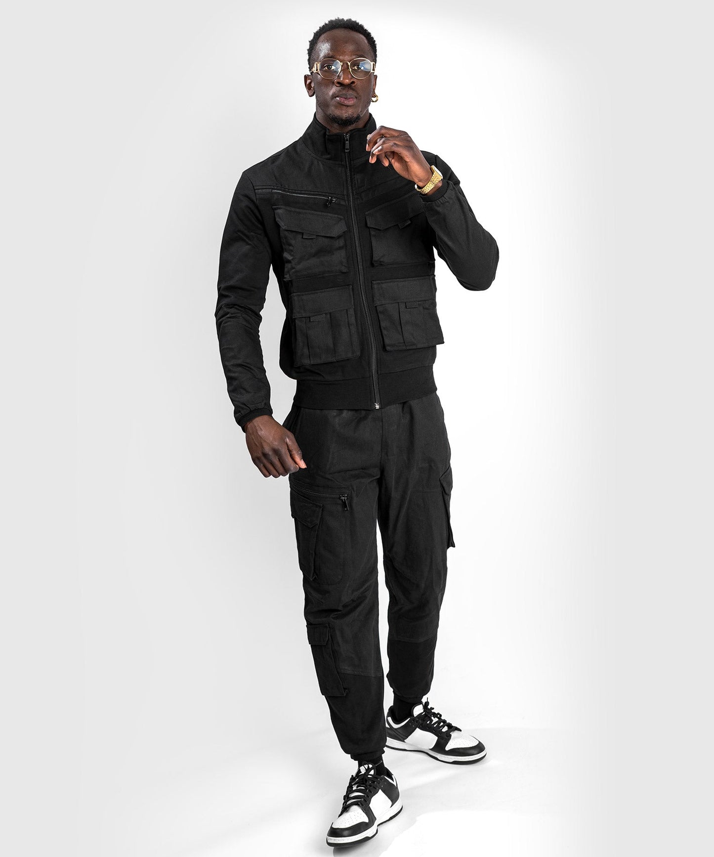 Venum Cargo Jacke mit Reißverschluss - Schwarz