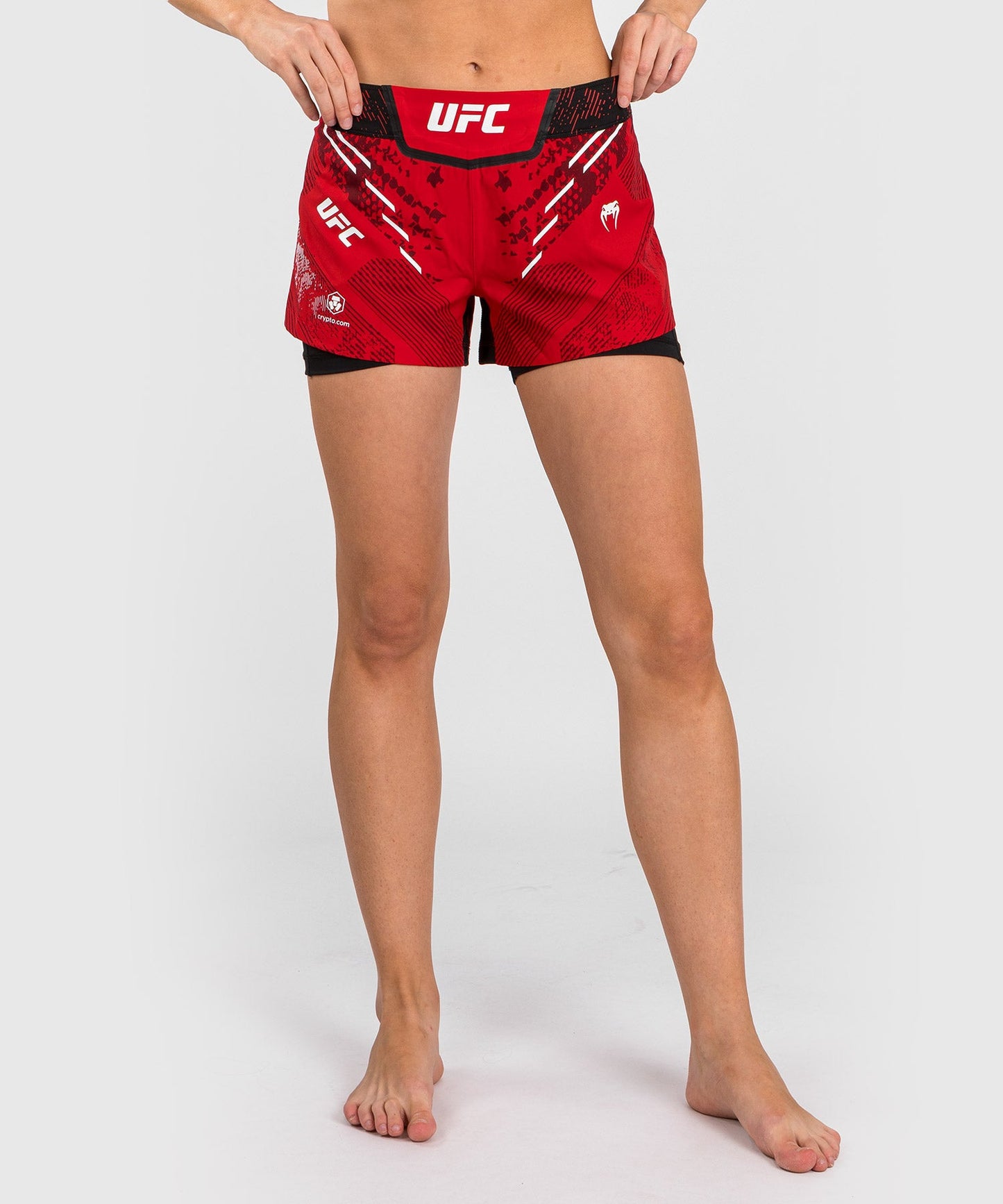 UFC Adrenaline by Venum Authentic Fight Night Kampfshorts für Frauen - Rot