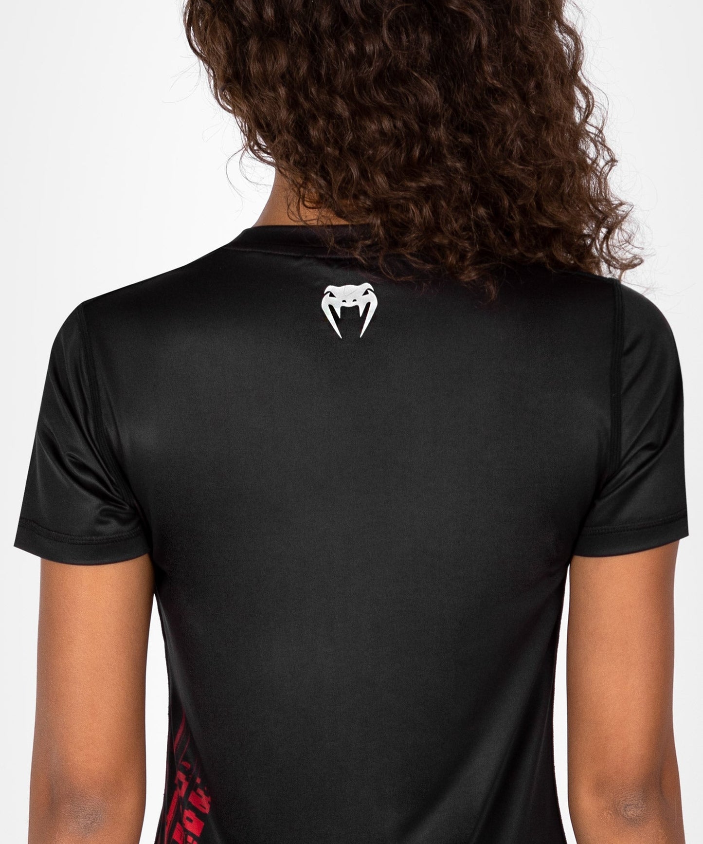 UFC Venum Performance Institute 2.0 Dry-Tech T-shirt für Frauen - Schwarz/Rot