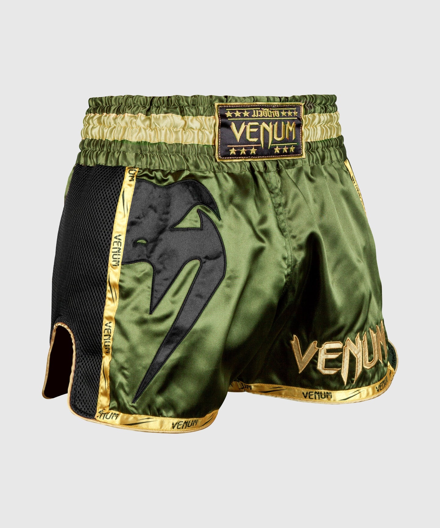 Muay Thai Shorts Venum Giant - Khaki/Schwarz