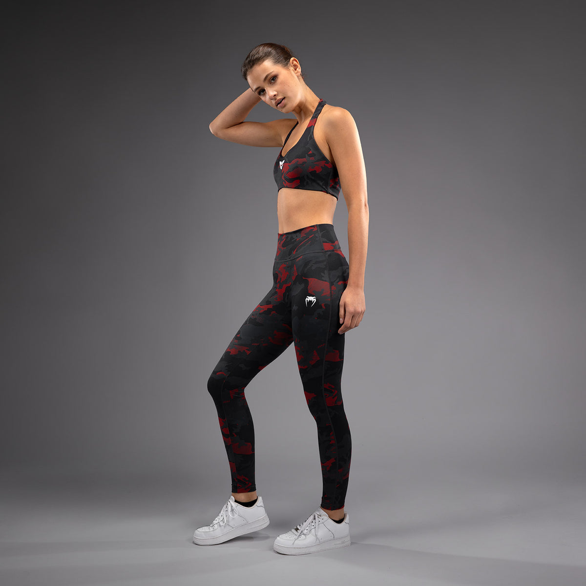 Venum x Sophia Rose Damen Voll-Länge Leggings - Urban Red Camo