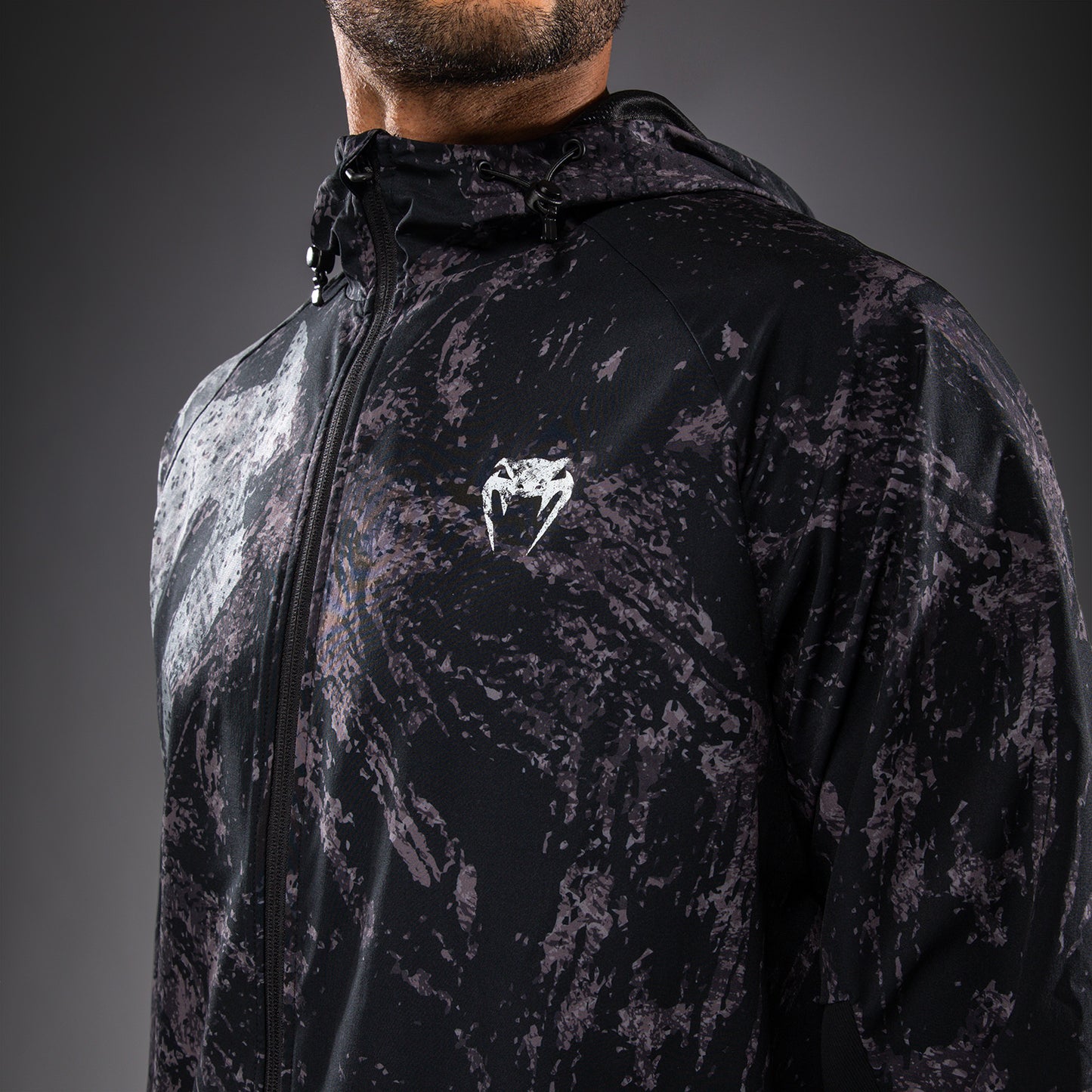 Venum Rage & Workout Trainingsjacke - Schwarz/Grau