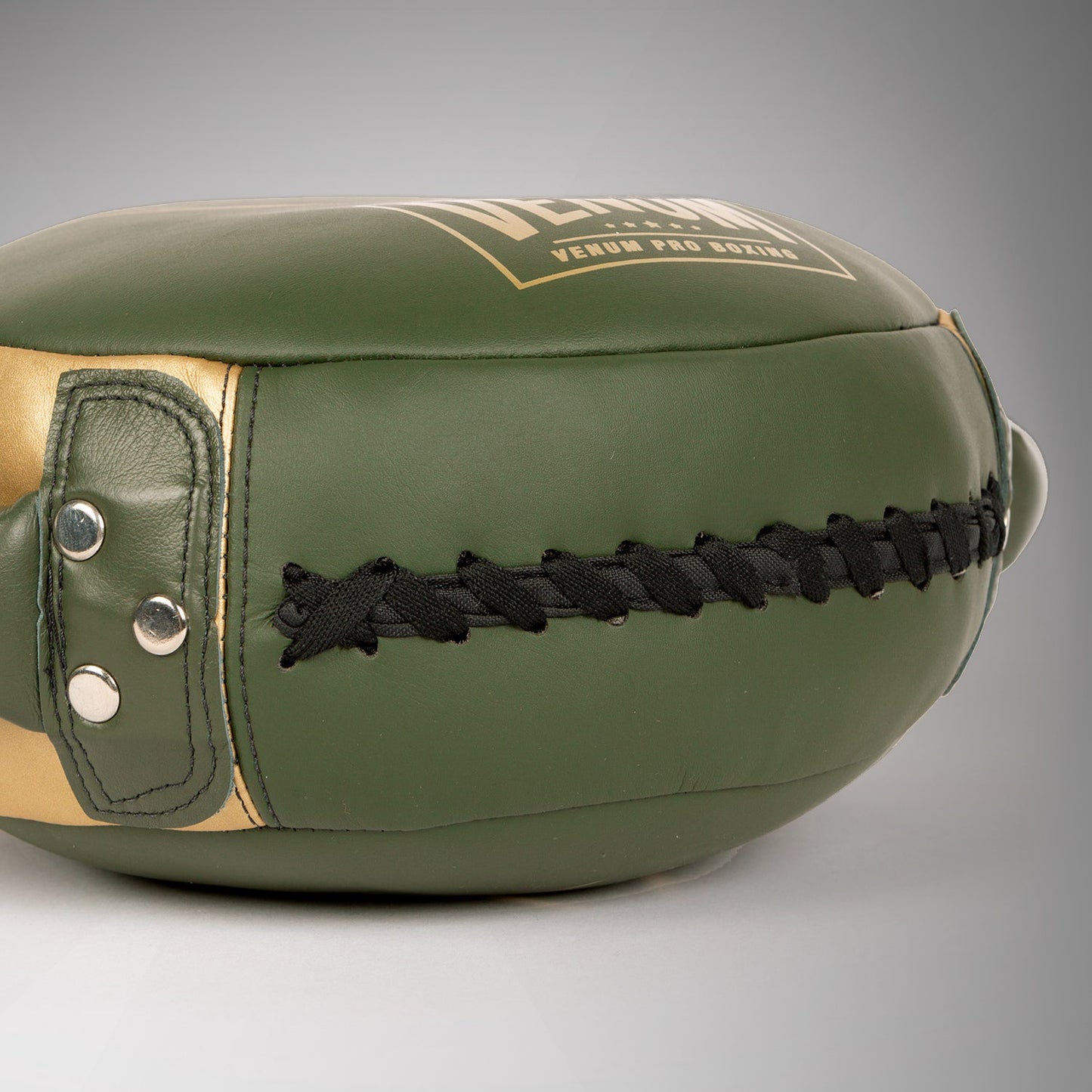Venum Pro Boxing Mini Runde Punch Schild - Khaki/Gold