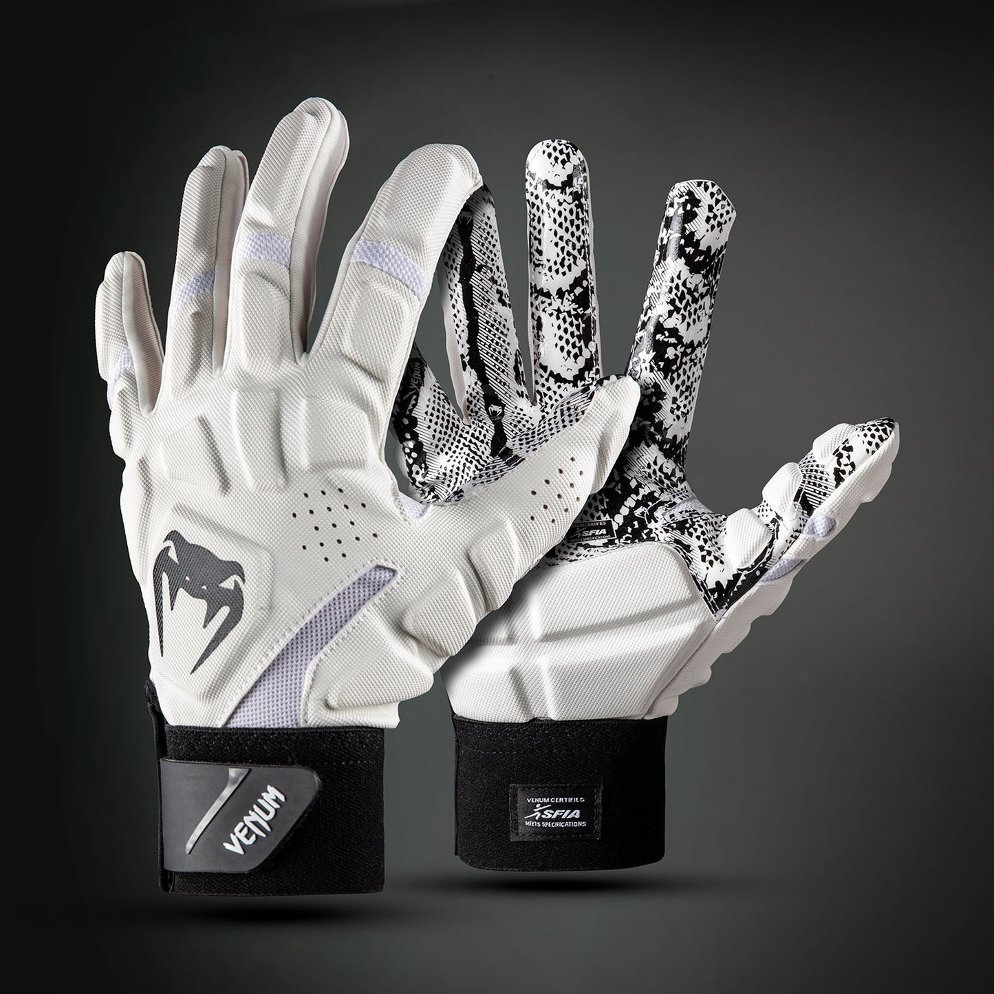 Venum Elite XTP Fußballhandschuhe - Weiß/Schwarz