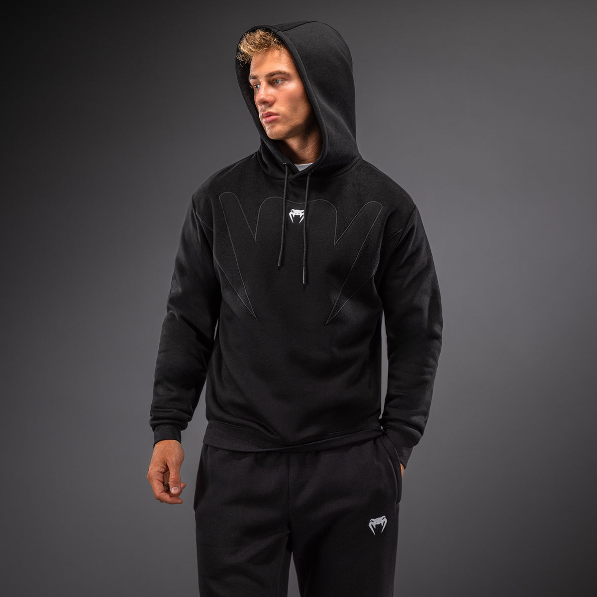 Venum Attack Fleece & Weave Hoodie - Schwarz