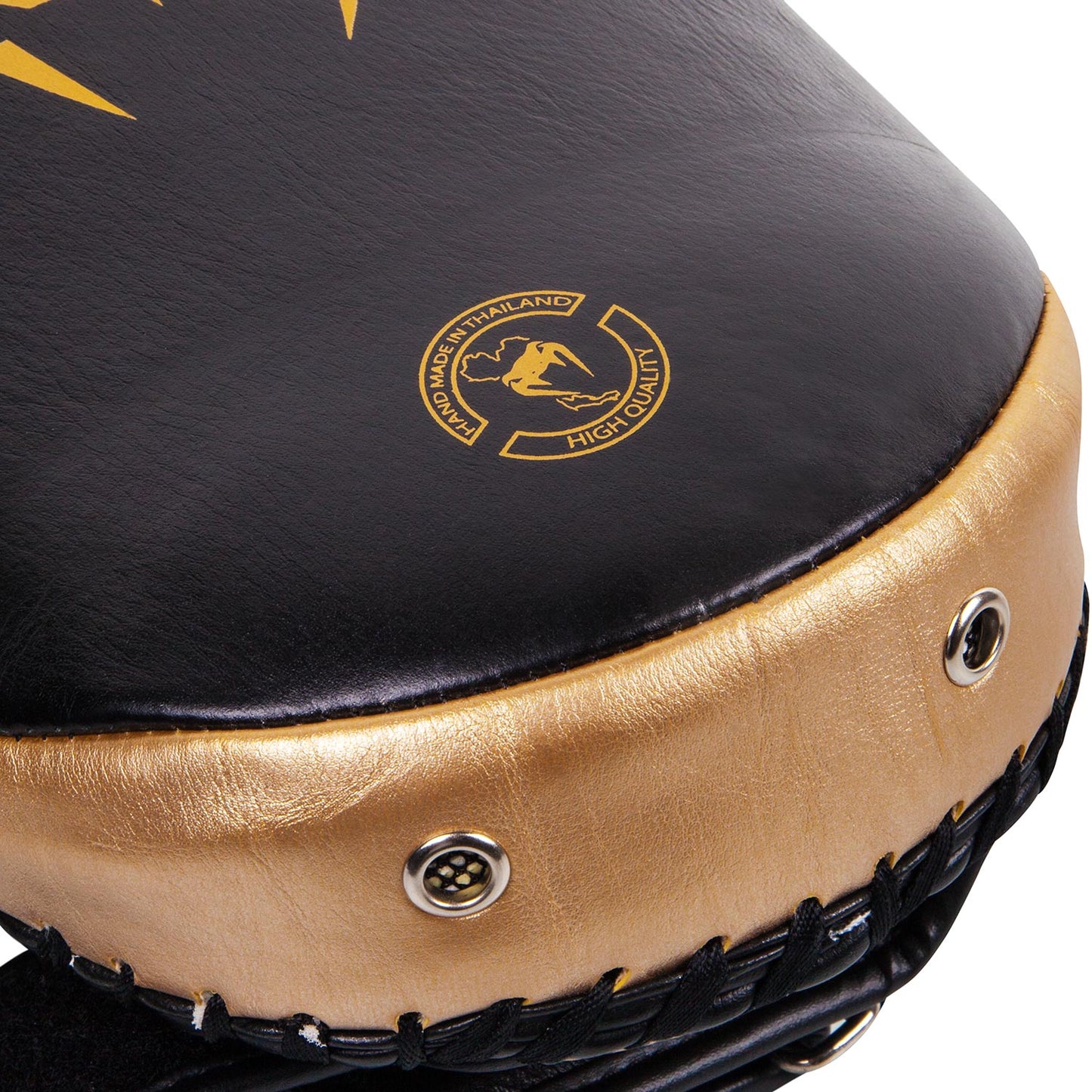 Venum Kick Pads Leder - Schwarz/Gold