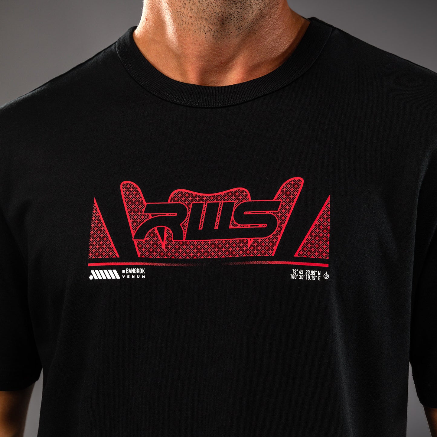 Venum x RWS 2.0 T-Shirt – Schwarz/Rot
