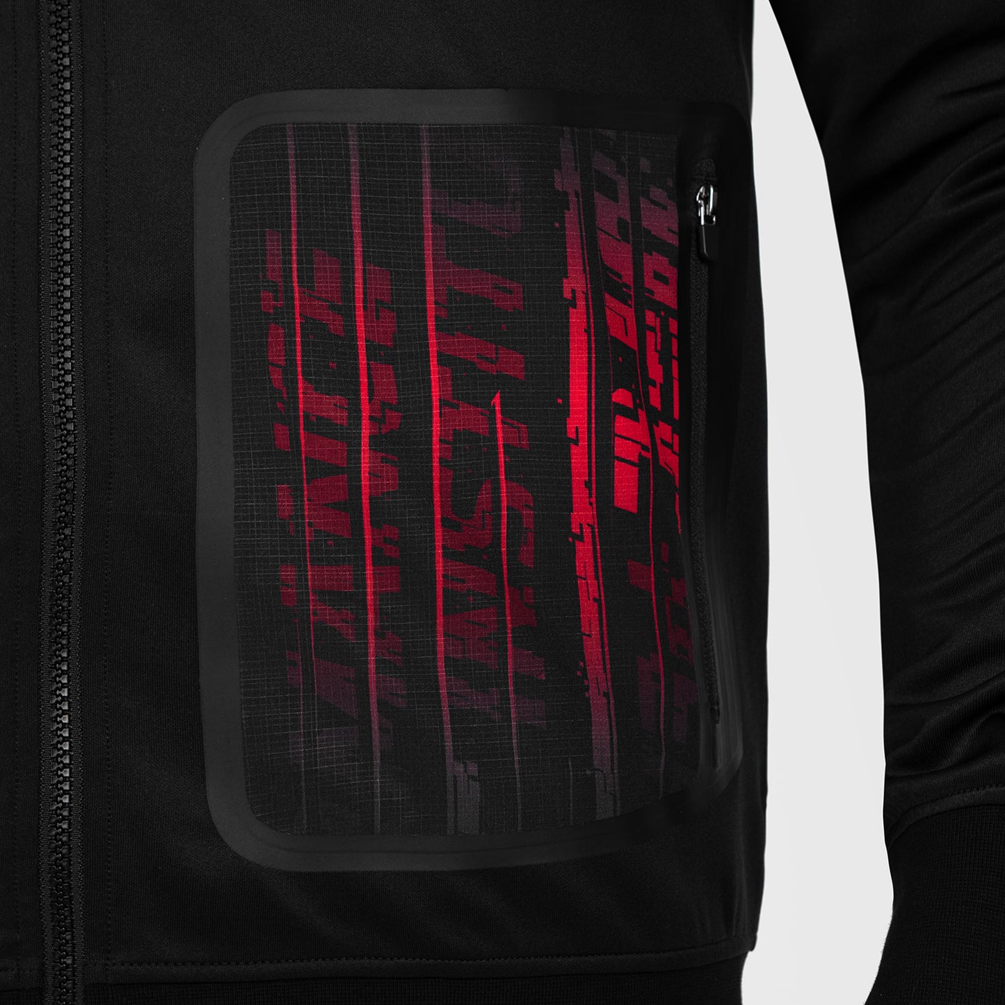 UFC Venum Performance Institute 2.0 Herren Zip Hoodie - Schwarz/Rot