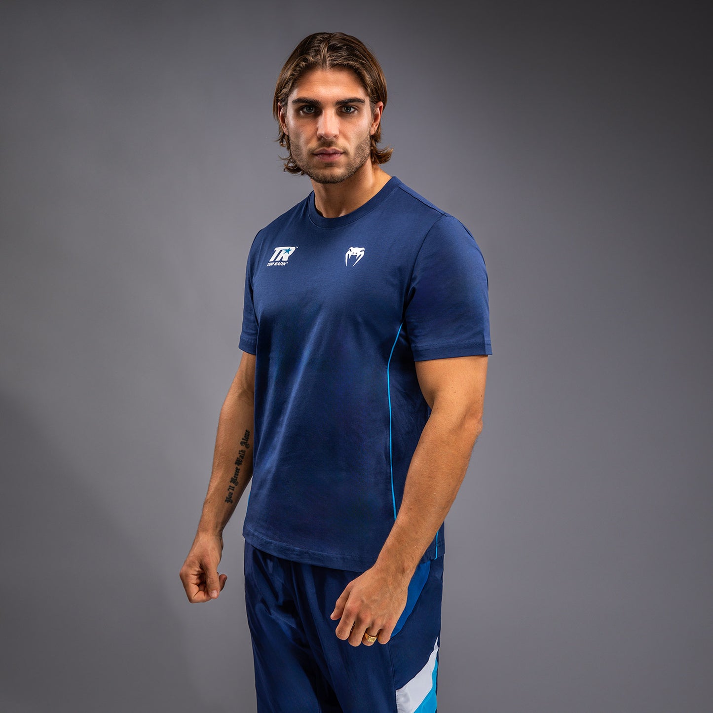 Venum x Top Rank Original Herren T-Shirt - Marineblau