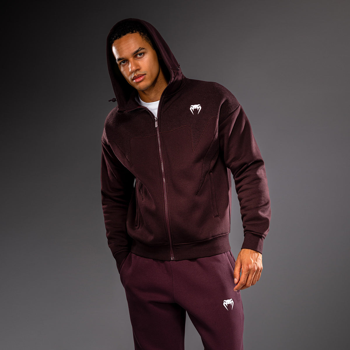Venum Attack Fleece & Weave Trainingsjacke - Bordeaux