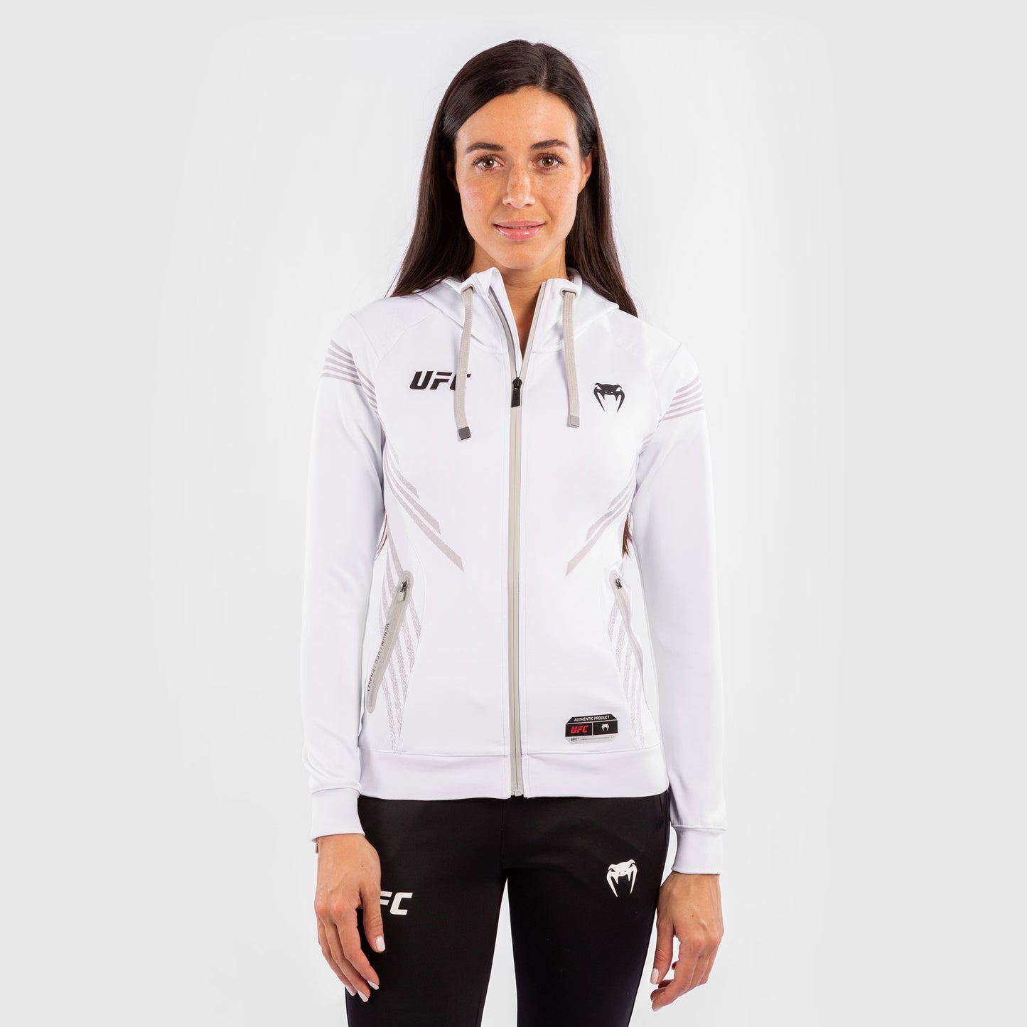 UFC Venum Authentic Fight Night Damen Walkout Hoodie - Weiß