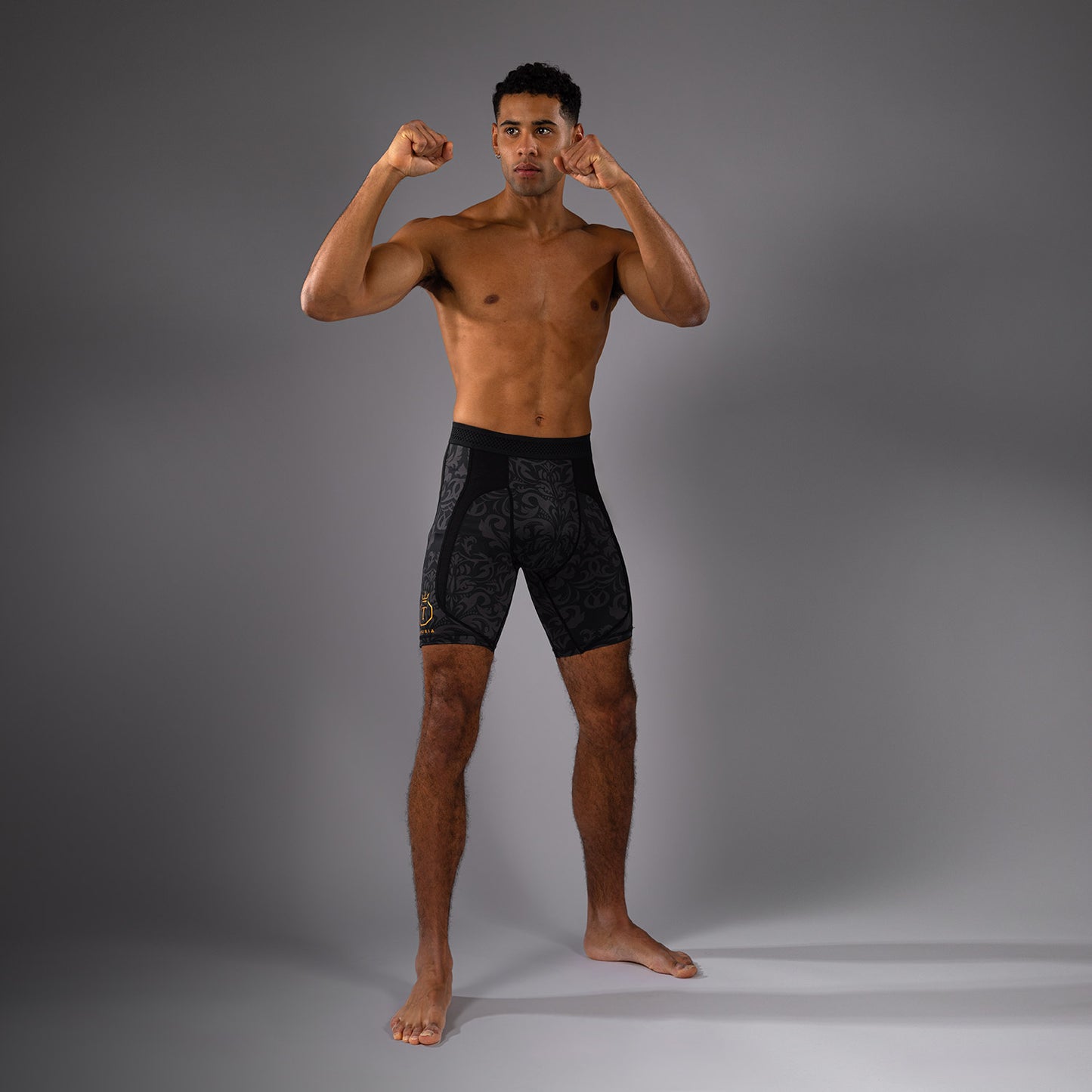 Venum x Topuria Unmatched Edition Vale Tudo Shorts - Schwarz/Gold