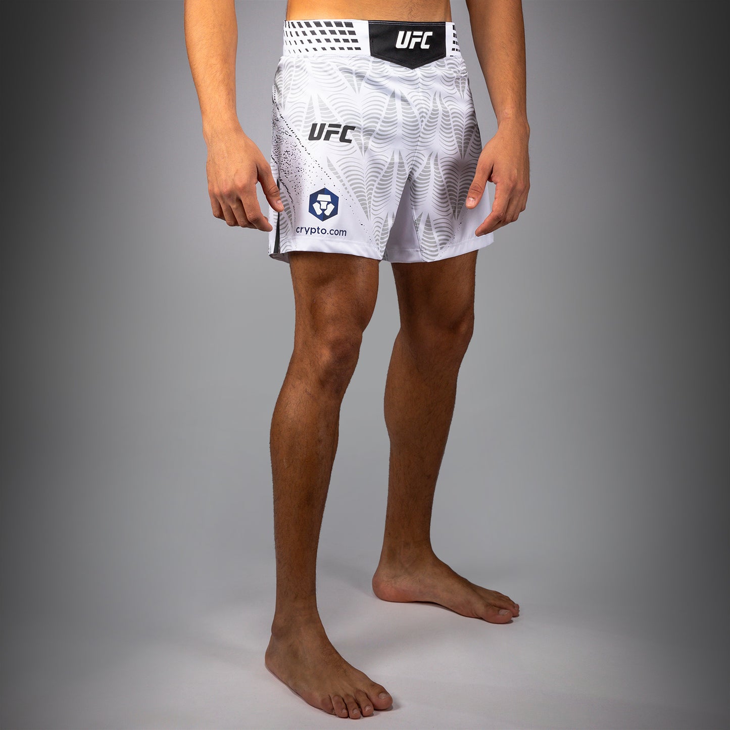 UFC Zenith by Venum Authentic Fight Night Kurze Passform Fight Short Herren Personalisiert - Weiß