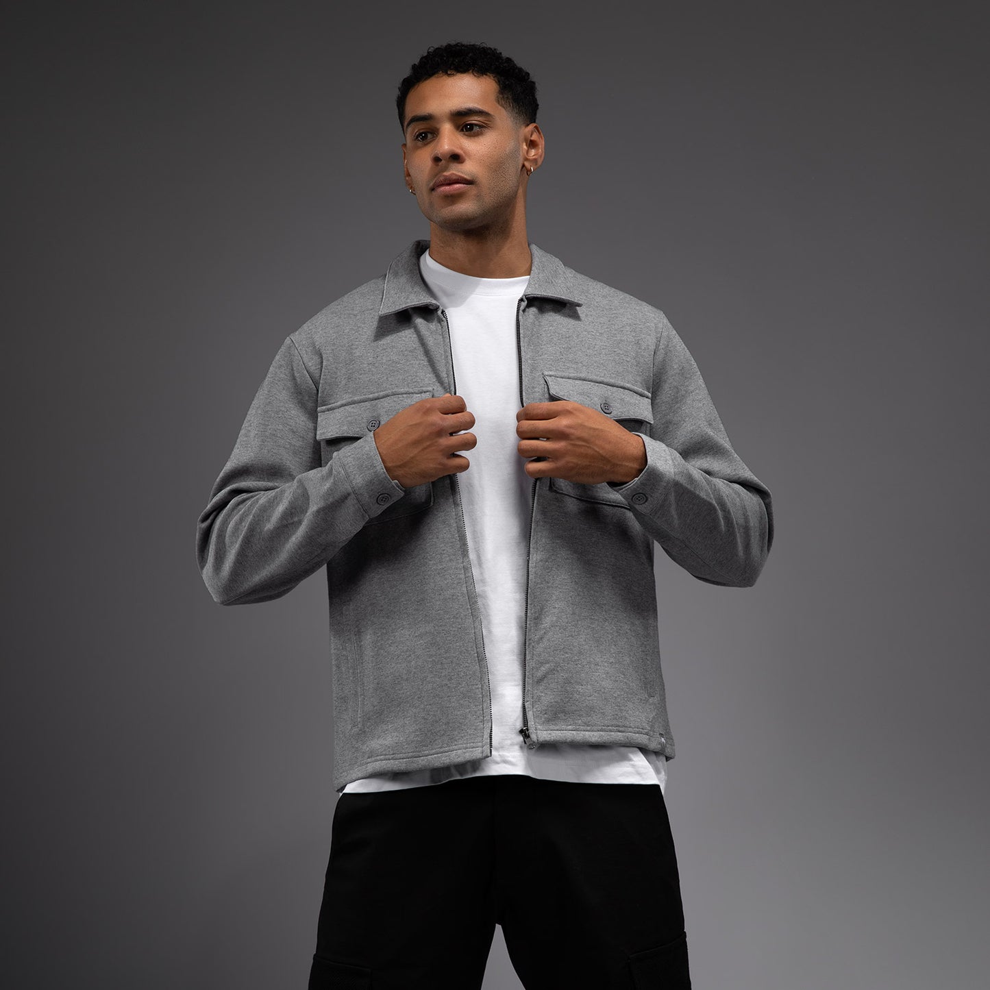 Venum City Core Jacke - Cloud Grey