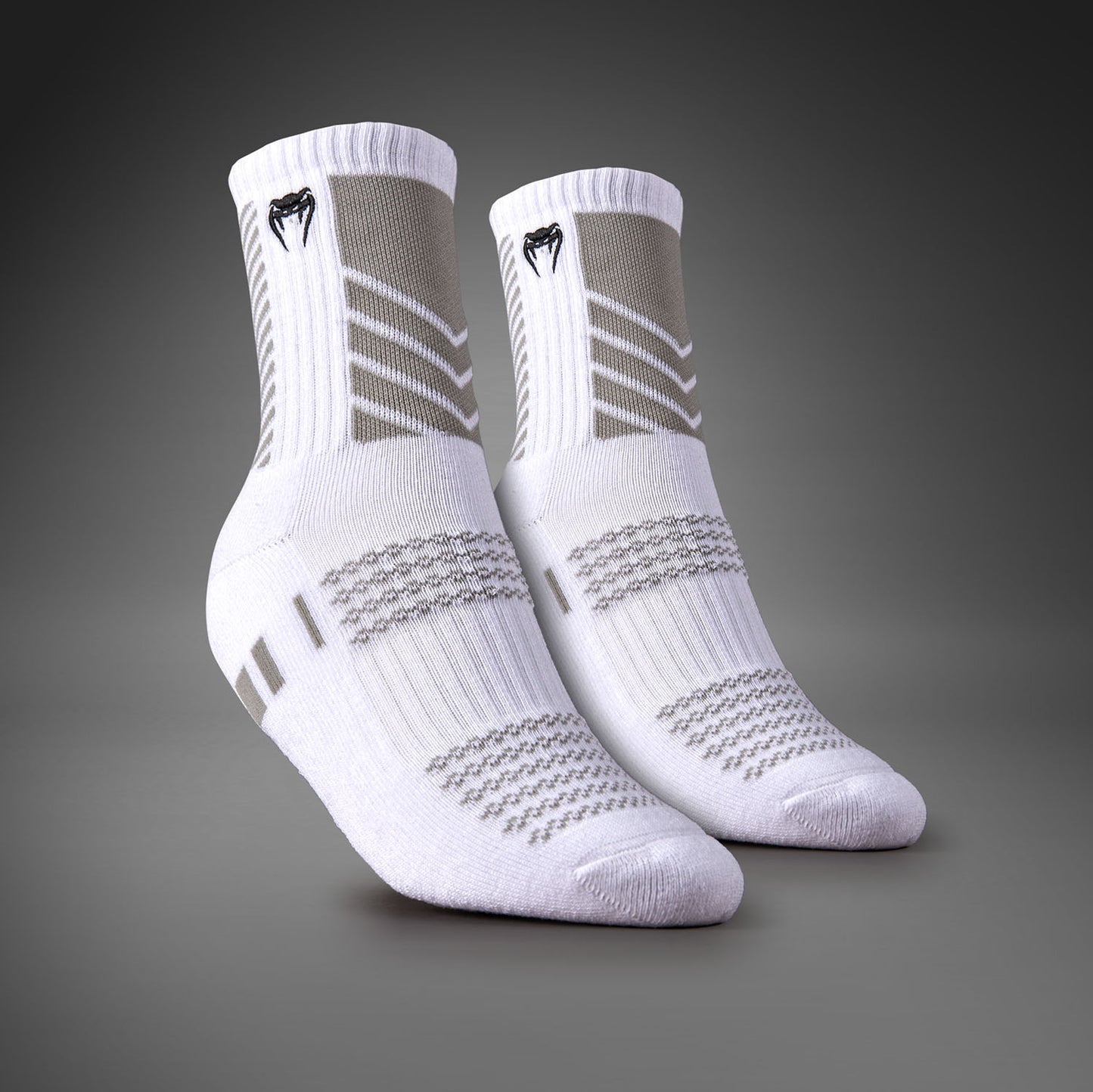 Venum Vector Crew-Socken - Weiß/Grau