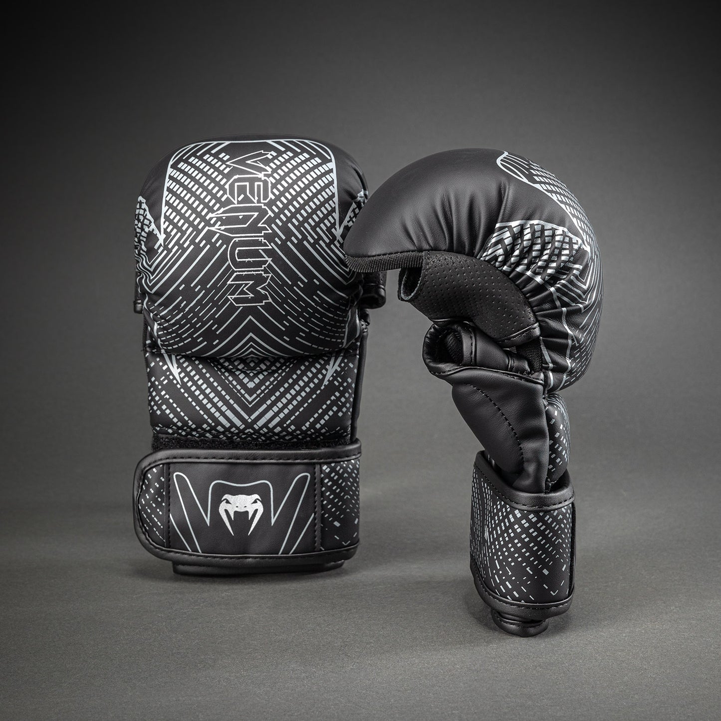 Venum Midnight Fury Sparring-Handschuhe - Schwarz/Grau/Silber