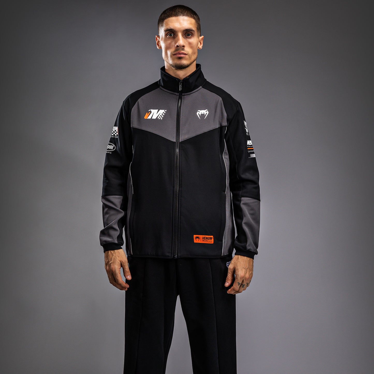 Venum Motorsport Softshell-Jacke - Tiefschwarz
