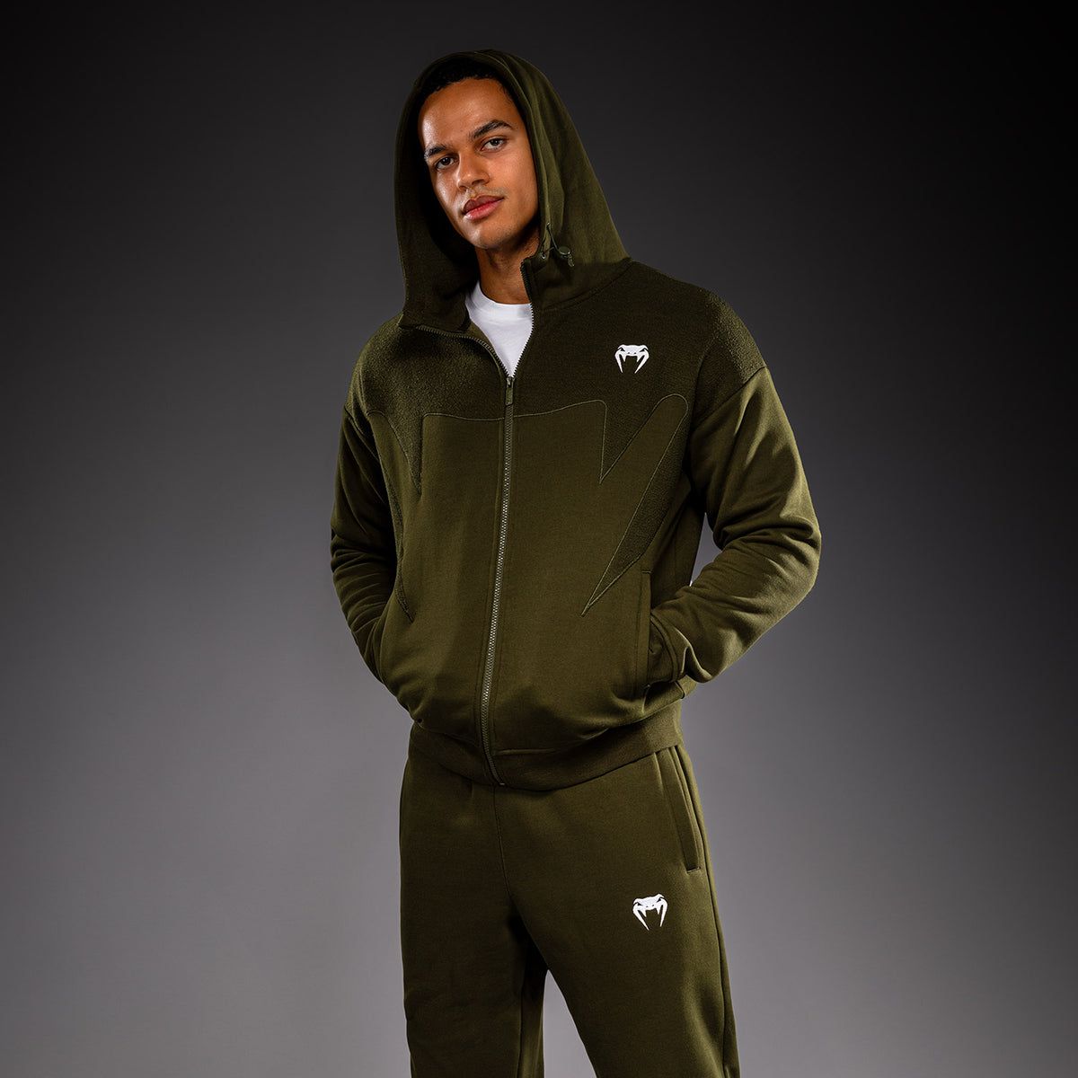 Venum Attack Fleece & Weave Trainingsjacke - Khaki
