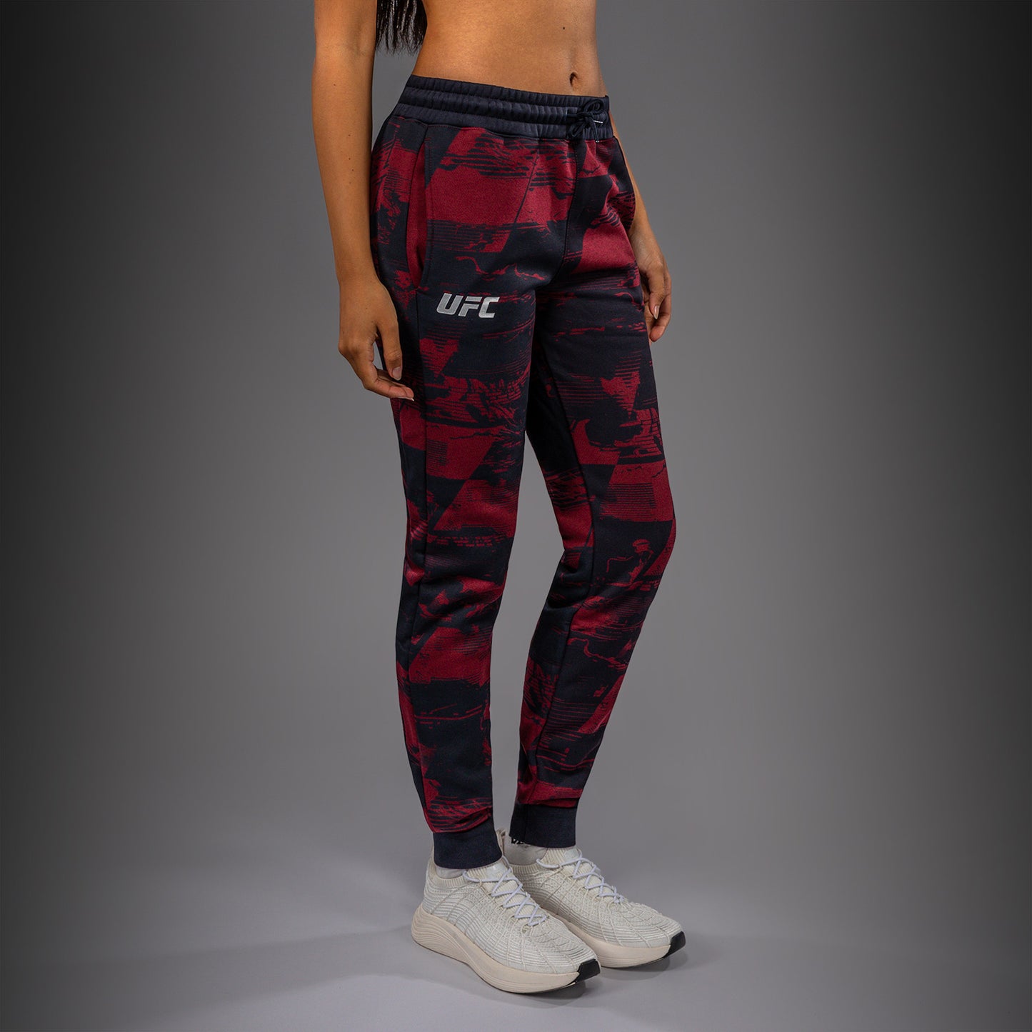 UFC Zenith by Venum Authentic Fight Week Hose Damen - Marineblau/Burgunderrot/Silber