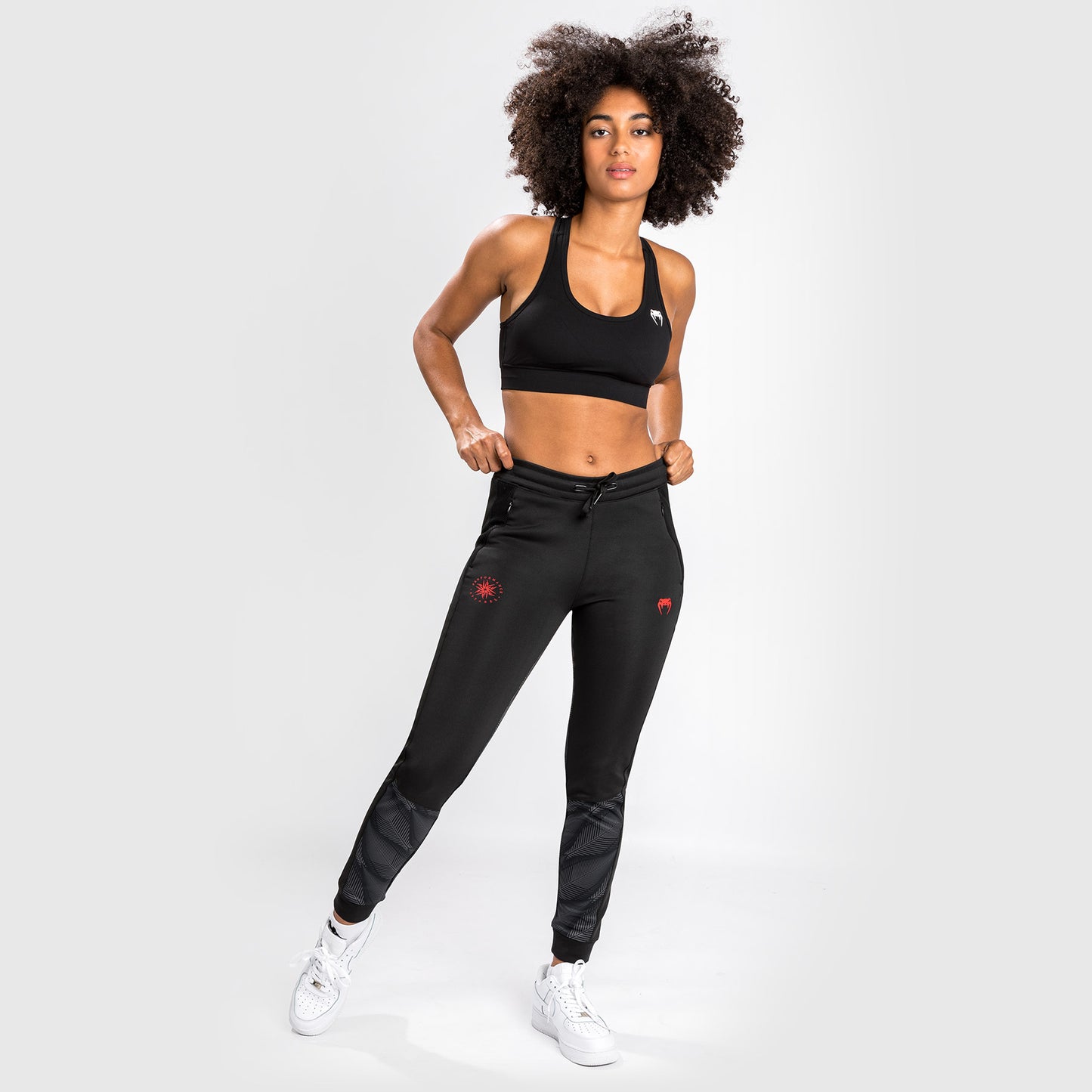 Venum Phantom Jogginghose - Für Frauen - Schwarz/Rot