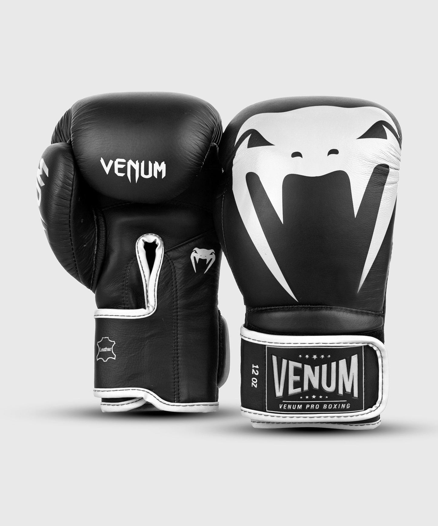 Venum Giant 2.0 professionelle Boxhandschuhe - Klettverschluss - Schwarz/Weiß