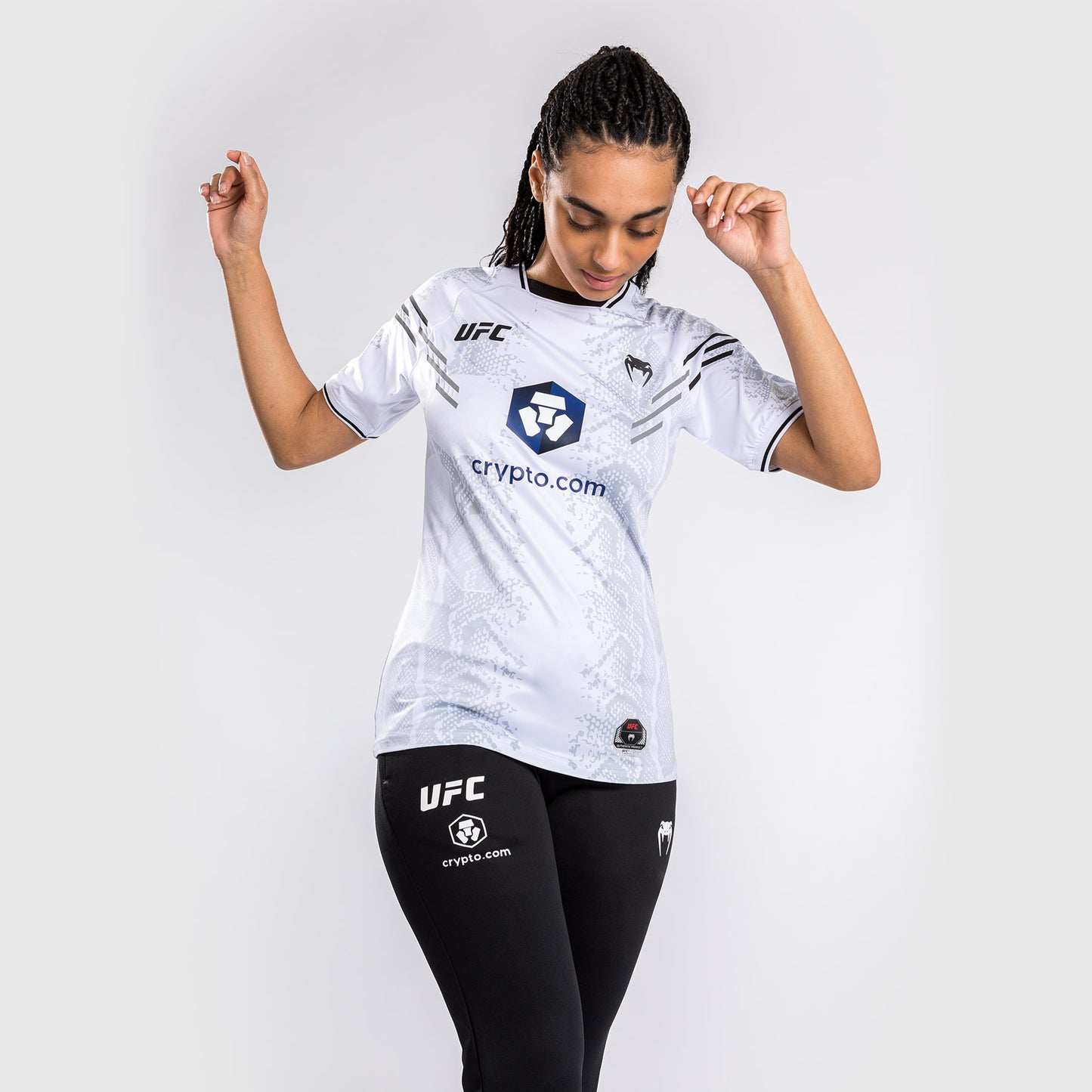 UFC Adrenaline by Venum Authentic Fight Night Walkout-Trikot für Frauen - Weiß